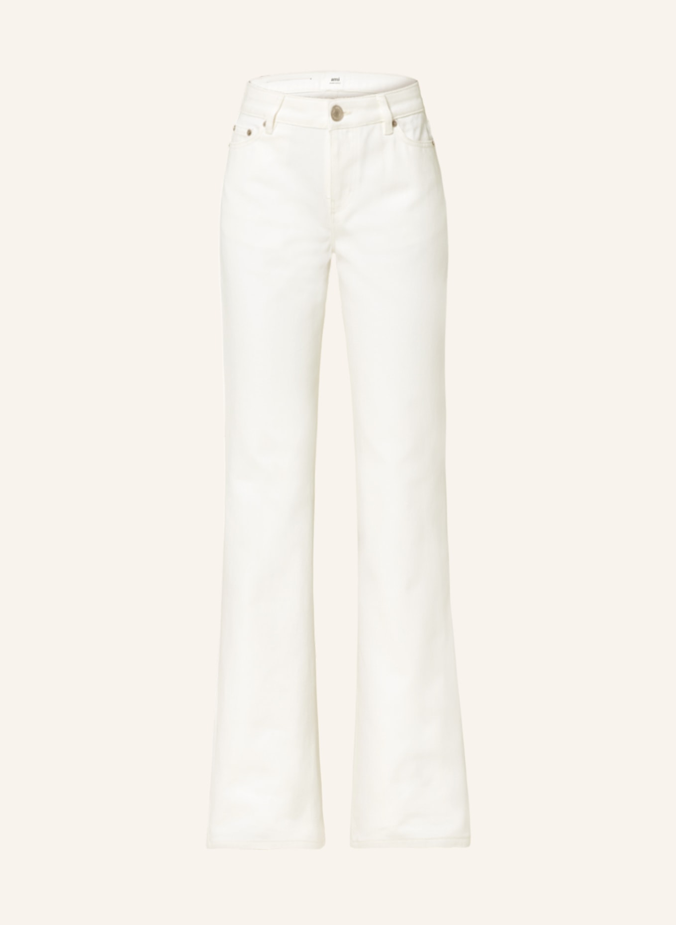 AMI PARIS Bootcut Jeans, Farbe: 168 NATURAL WHITE(Bild null)