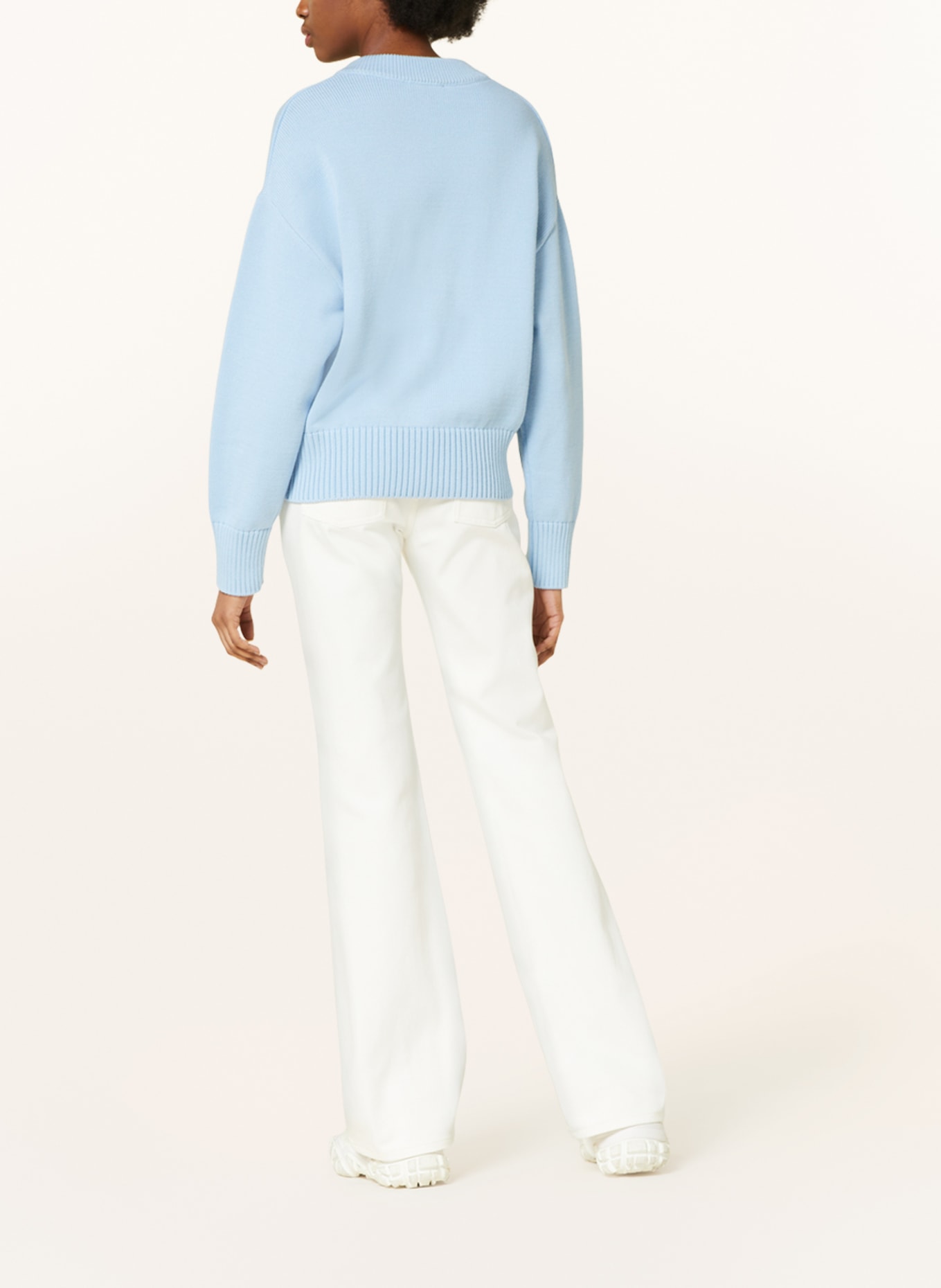 AMI PARIS Bootcut Jeans, Farbe: 168 NATURAL WHITE (Bild 3)