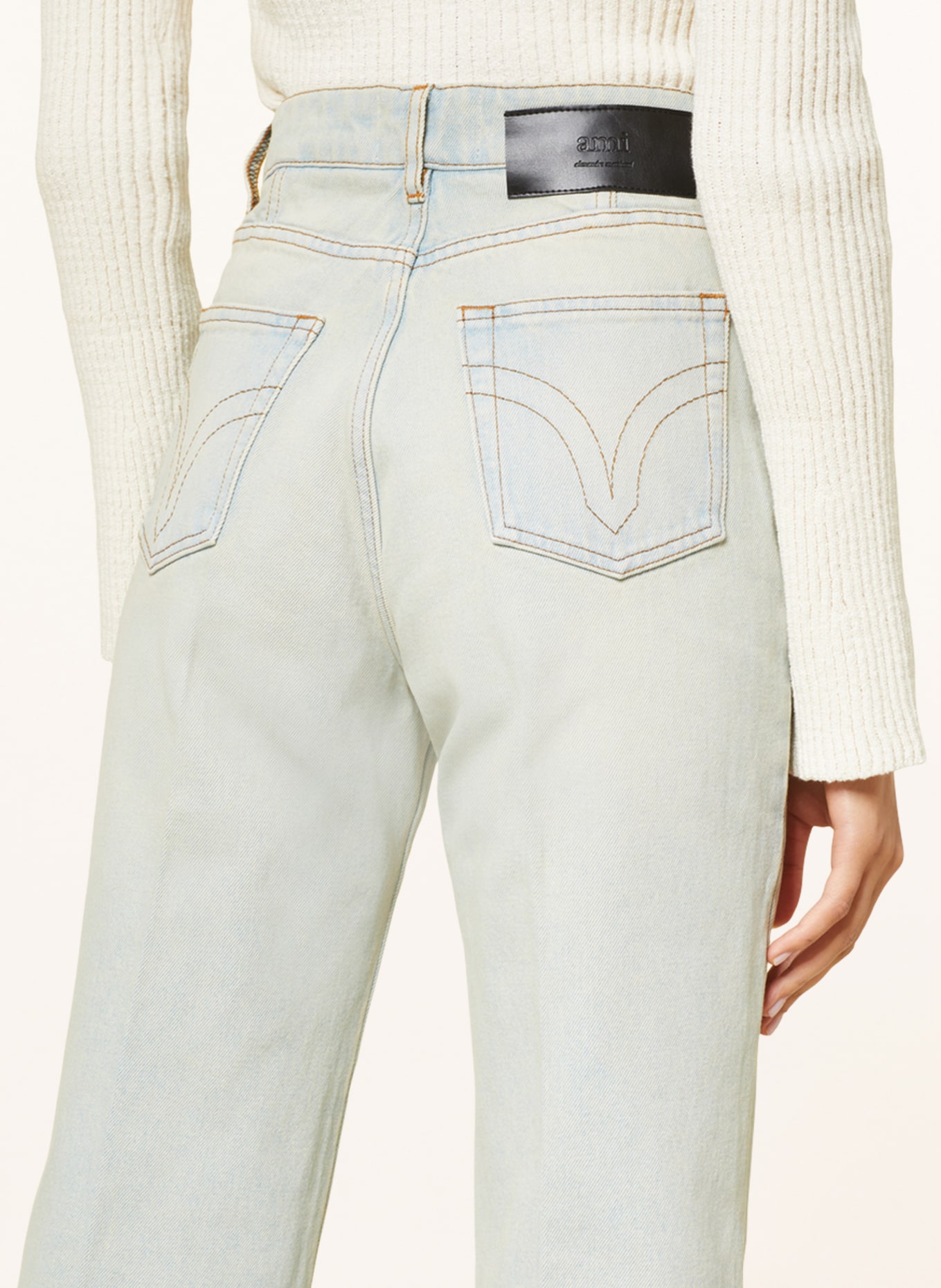 AMI PARIS Flared Jeans, Farbe: 448 BLEU JAVEL (Bild 5)