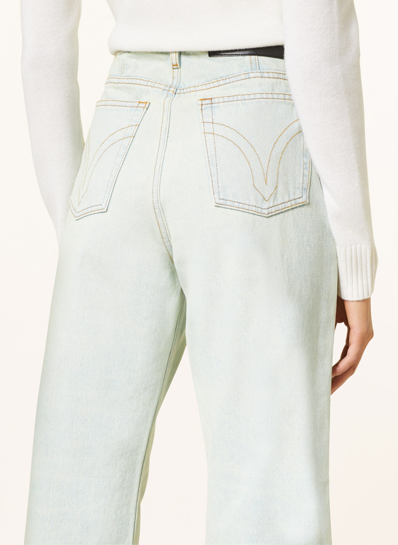 AMI PARIS Boyfriend jeans, Color: 448 BLEU JAVEL (Image 5)