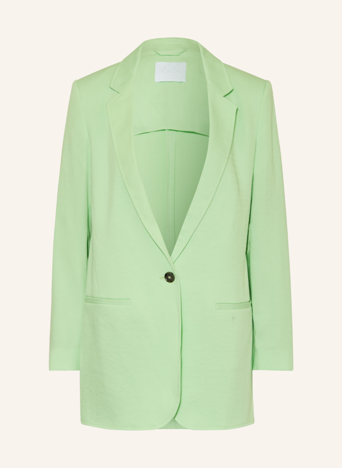 Lala Berlin Long blazer JASMIN, Color: LIGHT GREEN (Image 1)