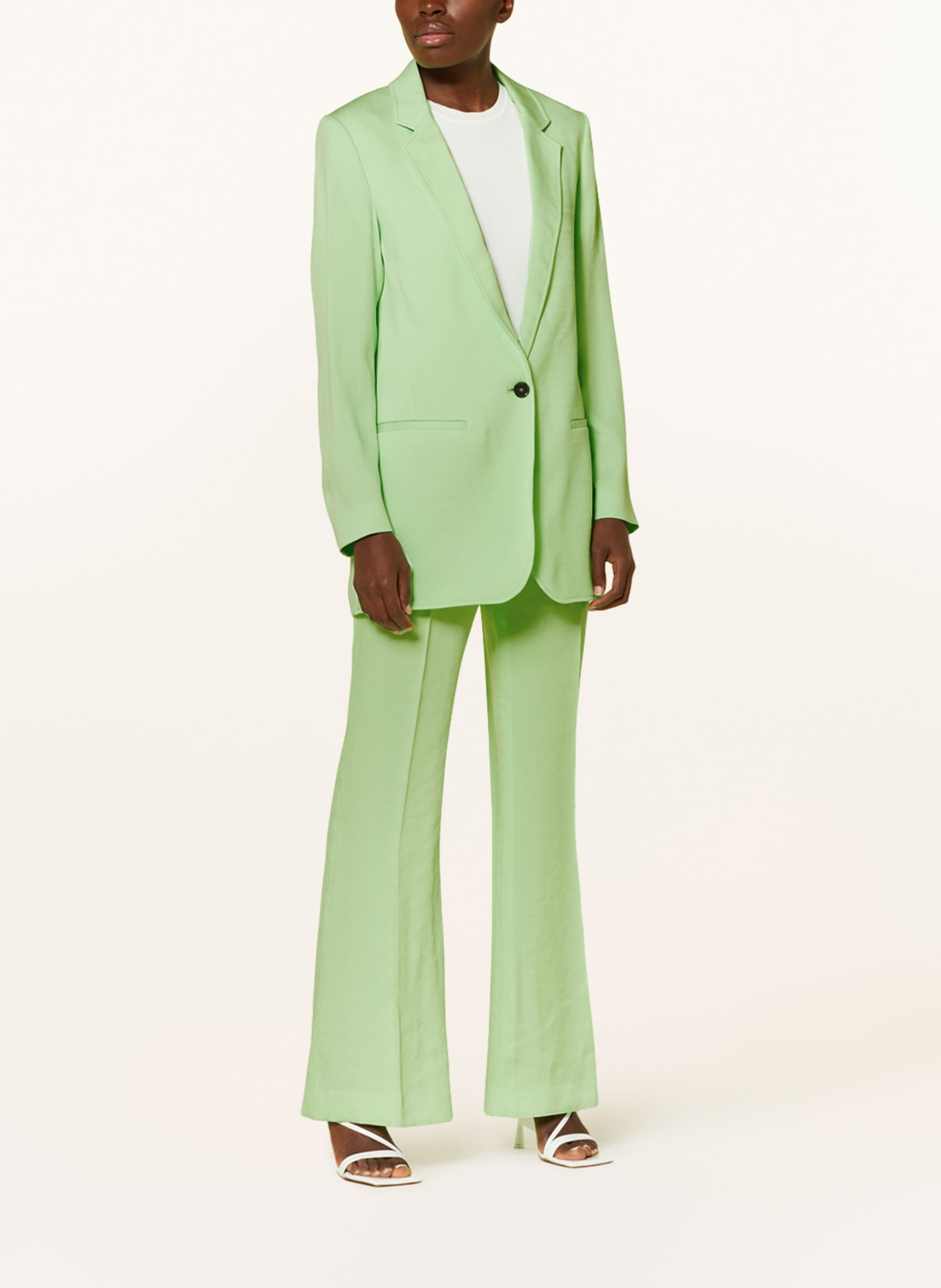 Lala Berlin Long blazer JASMIN, Color: LIGHT GREEN (Image 2)