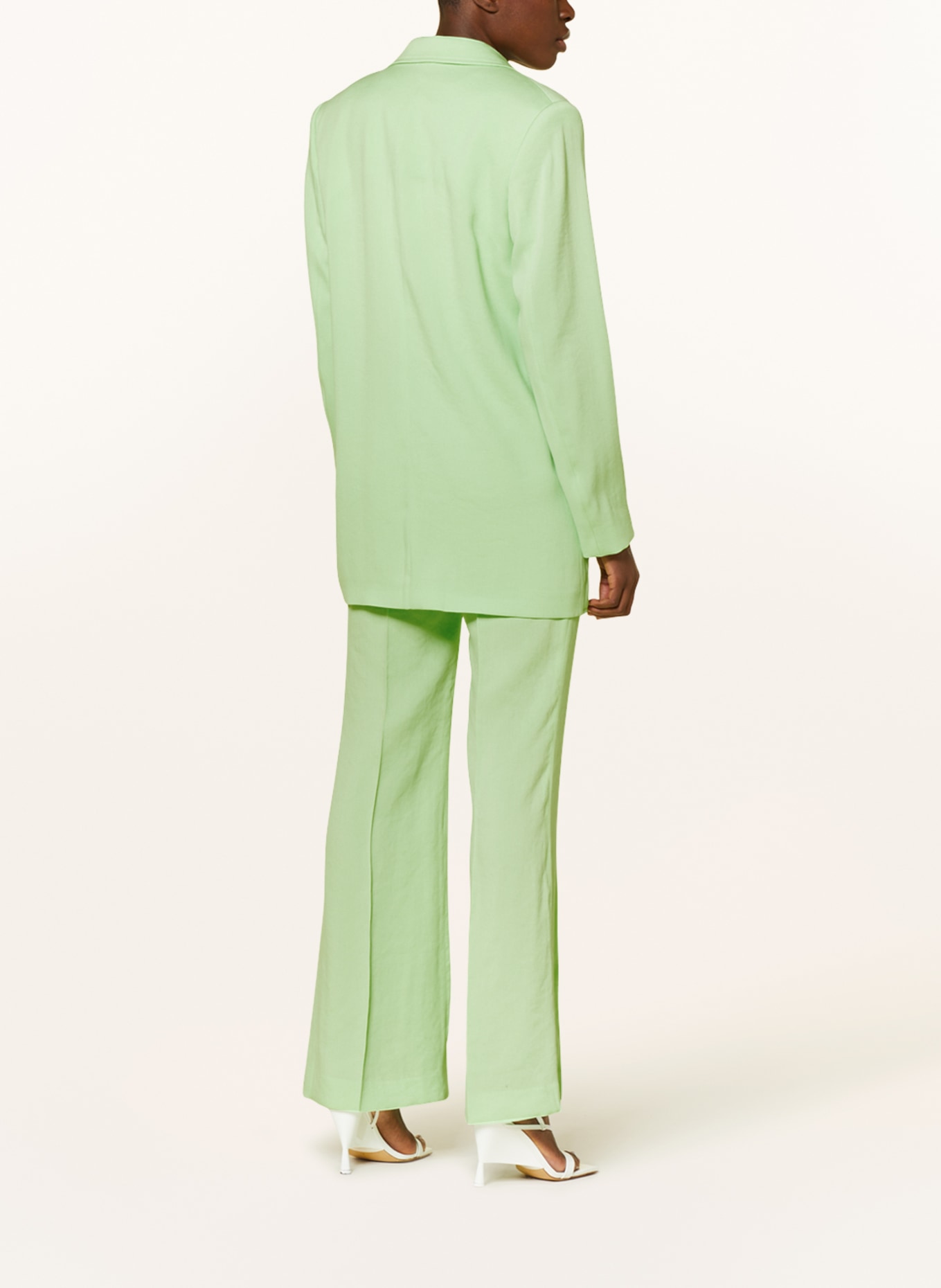 Lala Berlin Long blazer JASMIN, Color: LIGHT GREEN (Image 3)