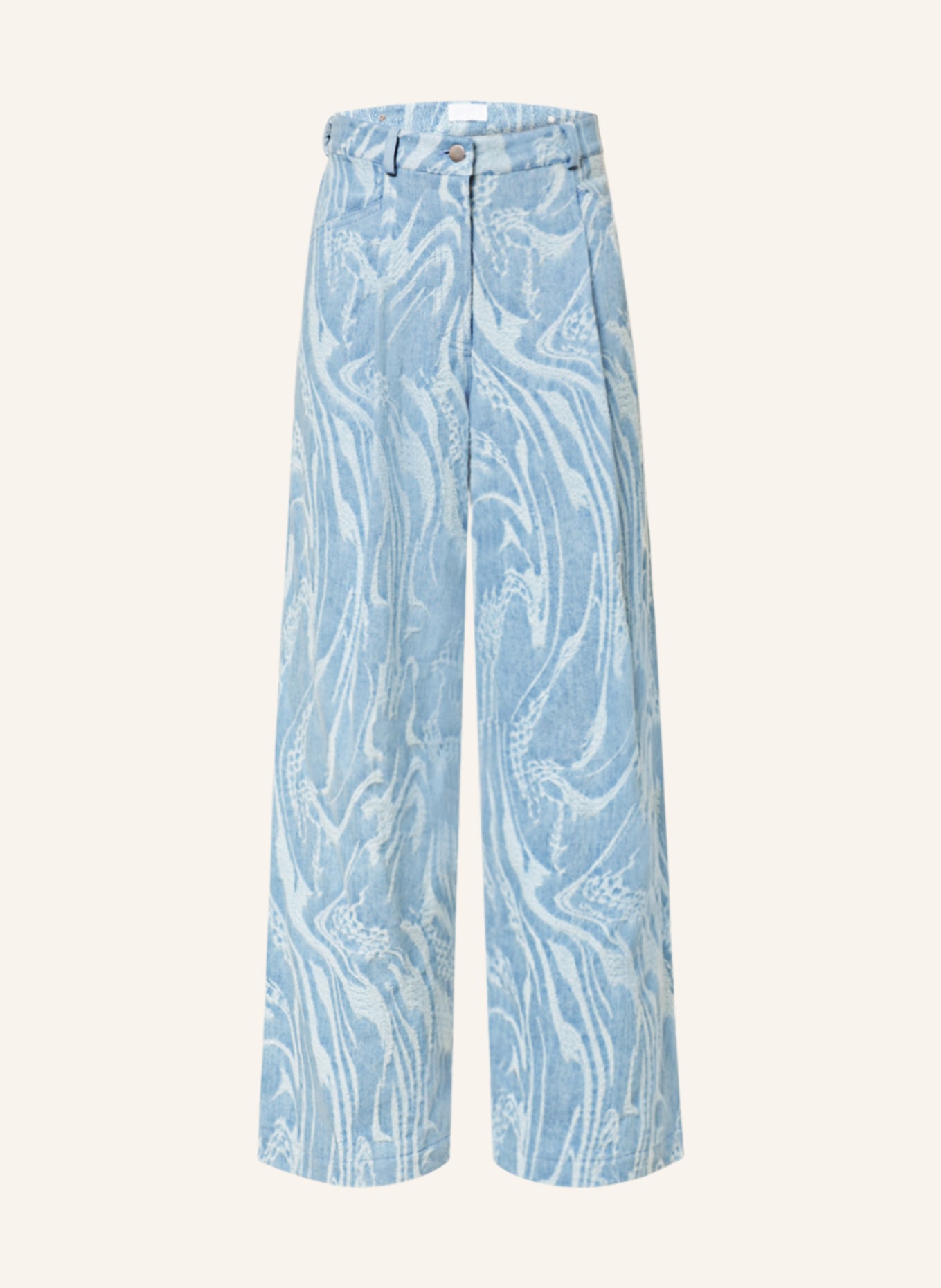 Lala Berlin Flared Jeans, Farbe: 65311 denim wave (Bild 1)