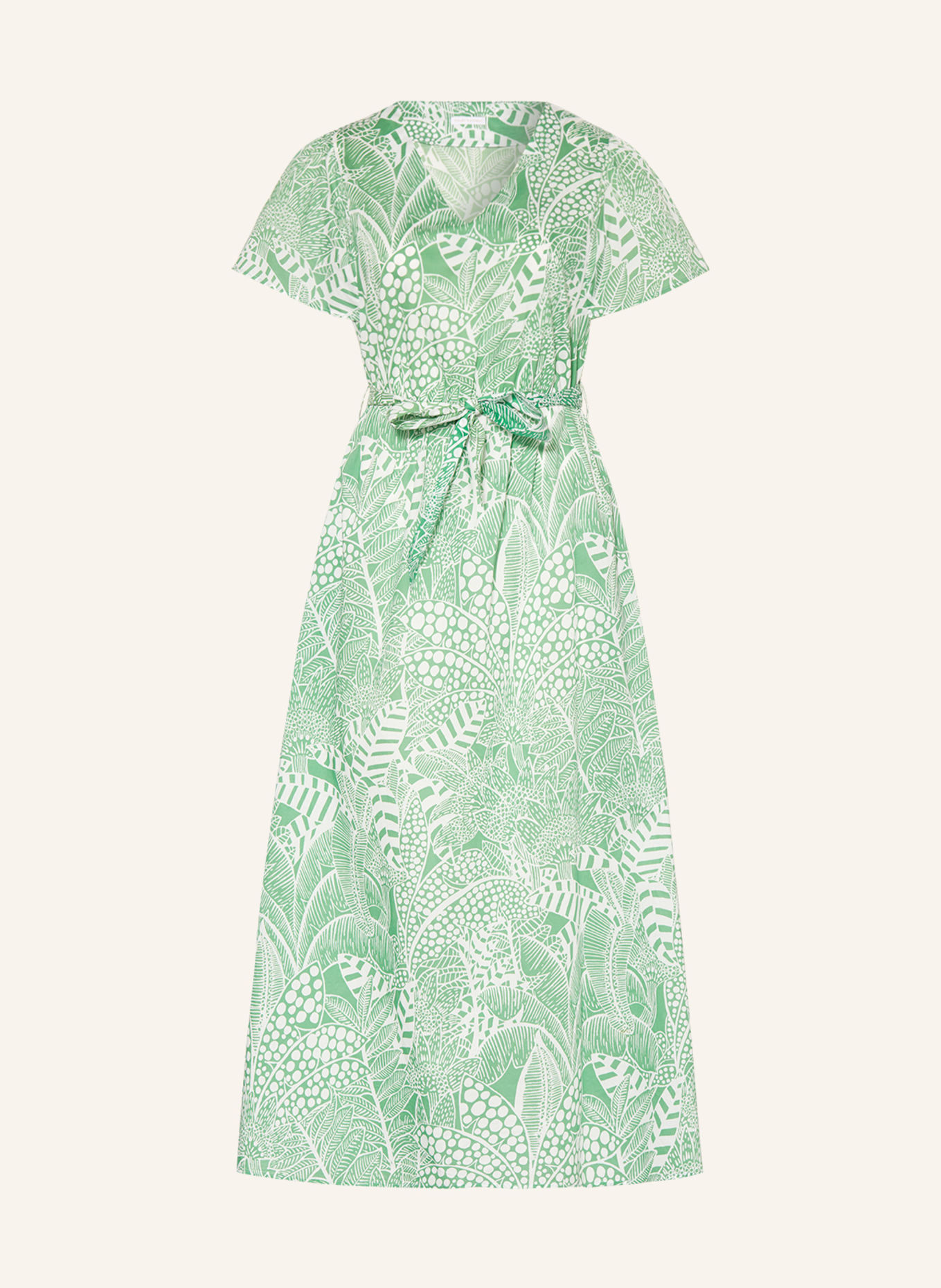 ROBERT FRIEDMAN Dress RACHEL, Color: GREEN/ WHITE (Image 1)