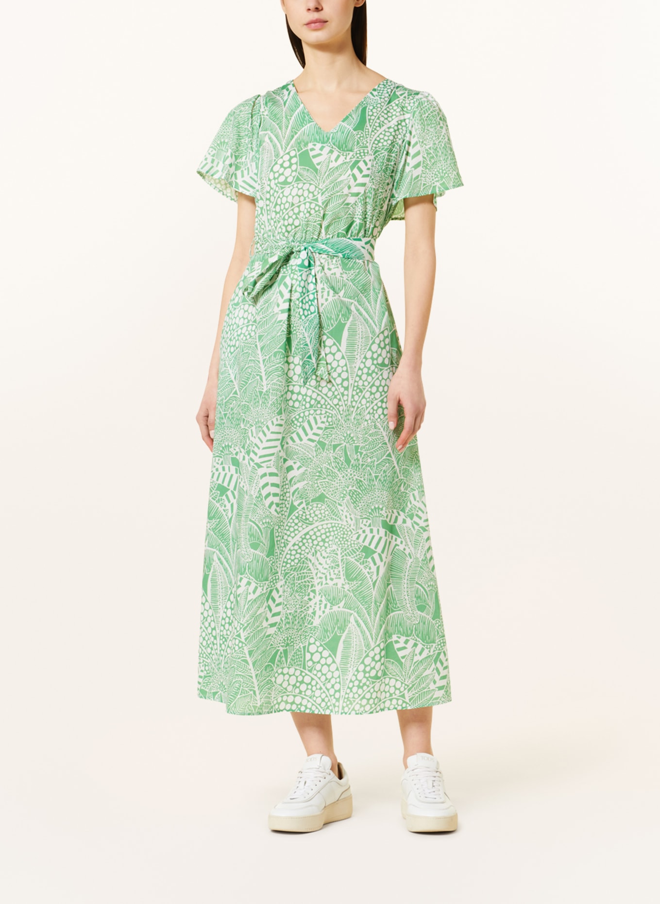 ROBERT FRIEDMAN Dress RACHEL, Color: GREEN/ WHITE (Image 2)