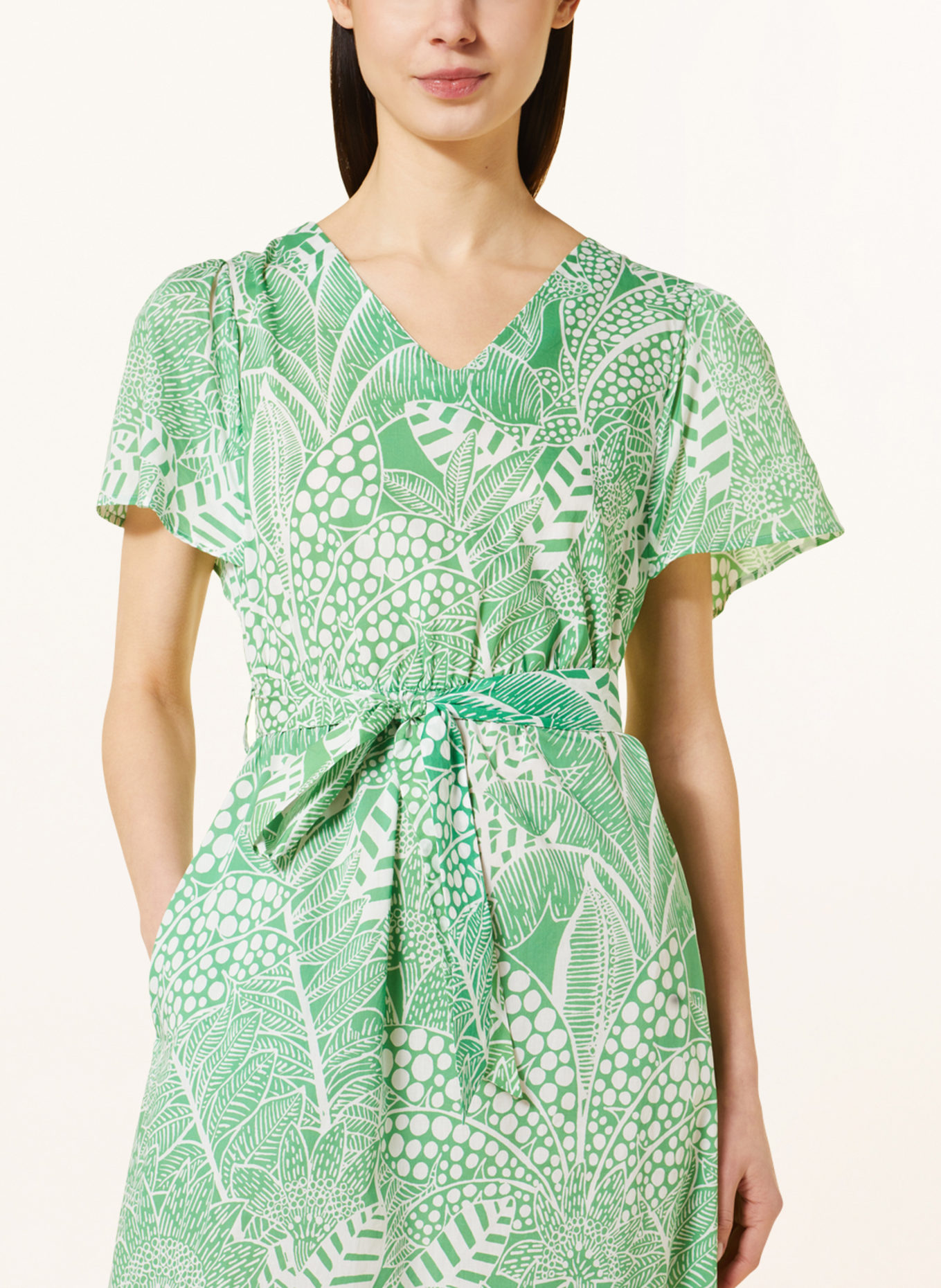 ROBERT FRIEDMAN Dress RACHEL, Color: GREEN/ WHITE (Image 4)