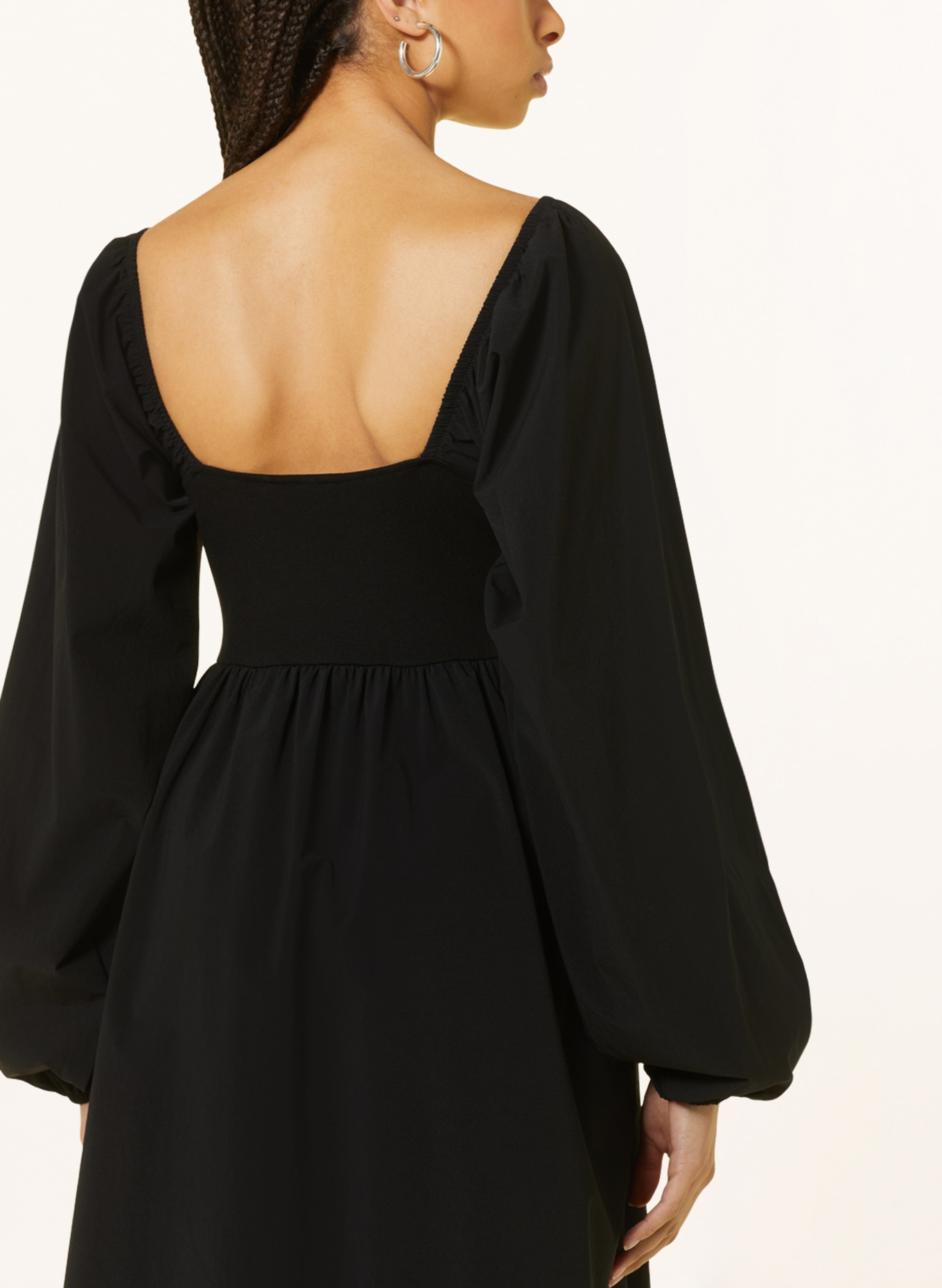 GESTUZ Dress MISTGZ in mixed materials, Color: BLACK (Image 5)