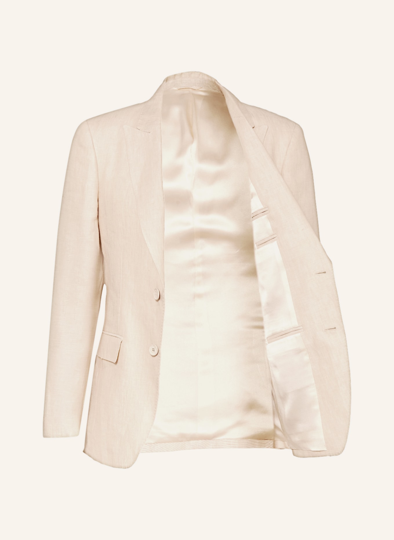 ETRO Suit jacket extra slim fit in linen, Color: ECRU (Image 4)