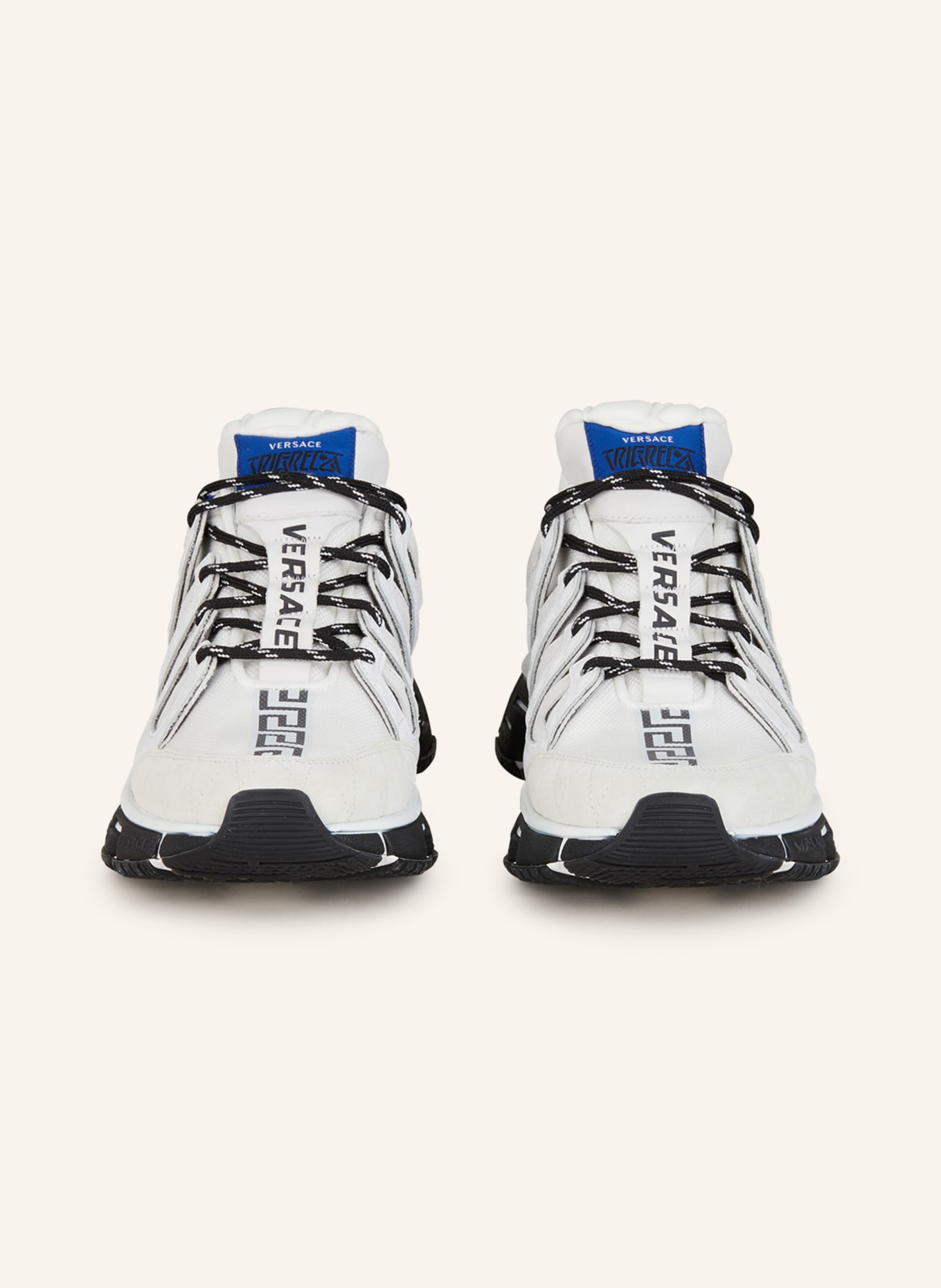 VERSACE Sneakers TRIGRECA, Color: WHITE/ LIGHT GRAY (Image 3)