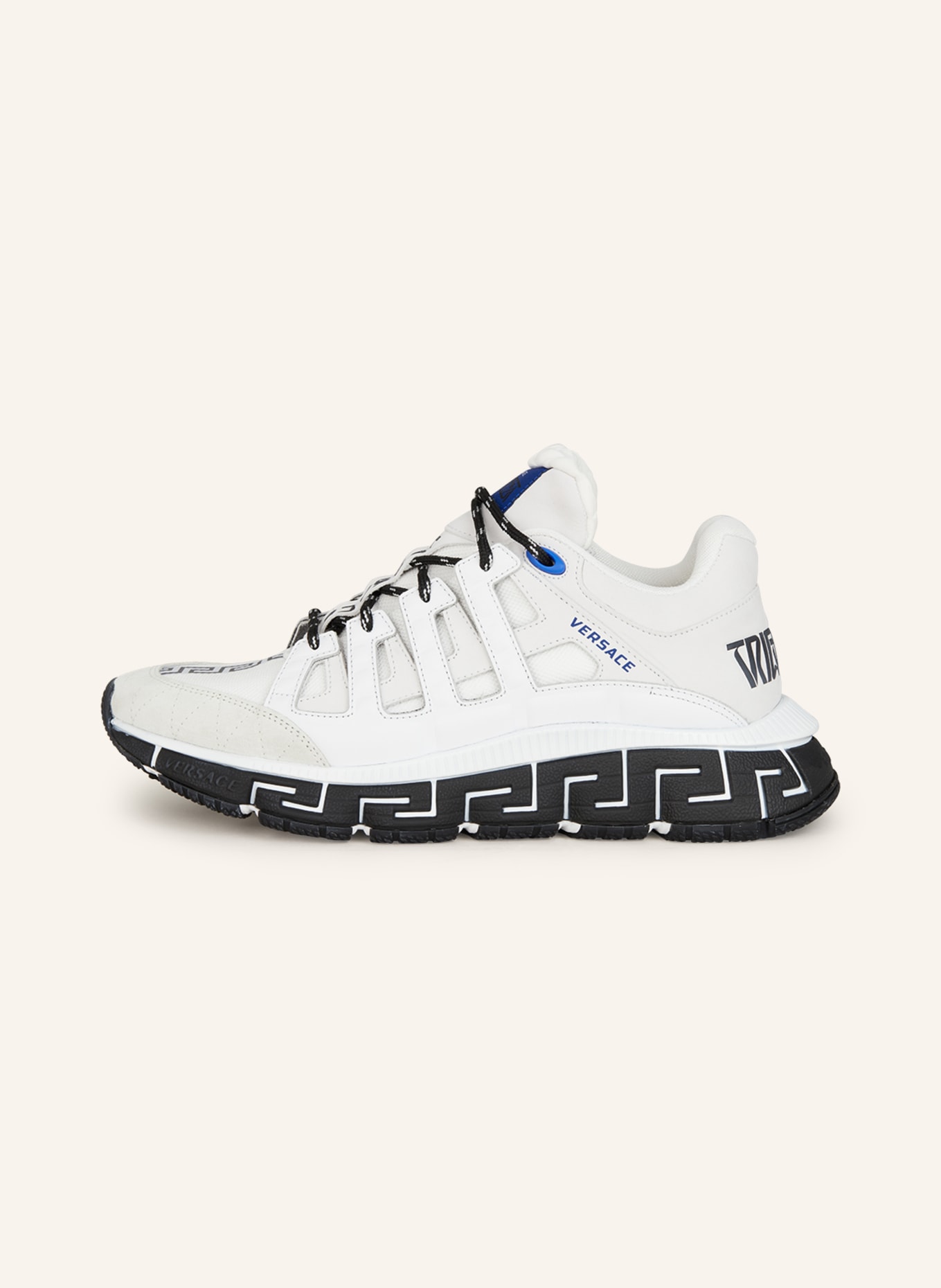 VERSACE Sneakers TRIGRECA, Color: WHITE/ LIGHT GRAY (Image 4)