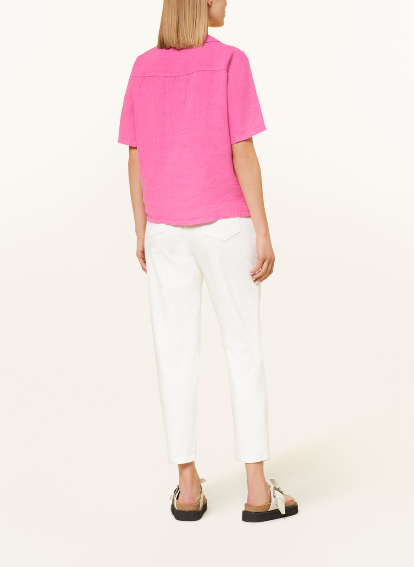 lilienfels Linen blouse, Color: PINK (Image 3)