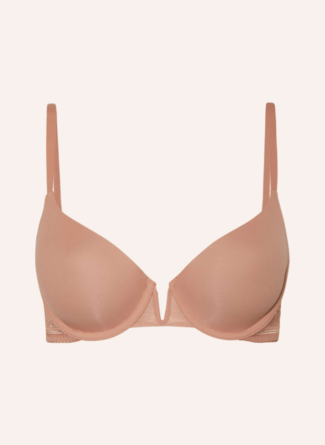 Wolford Molded cup bra LIGHTLY LINED DEMI in salmon