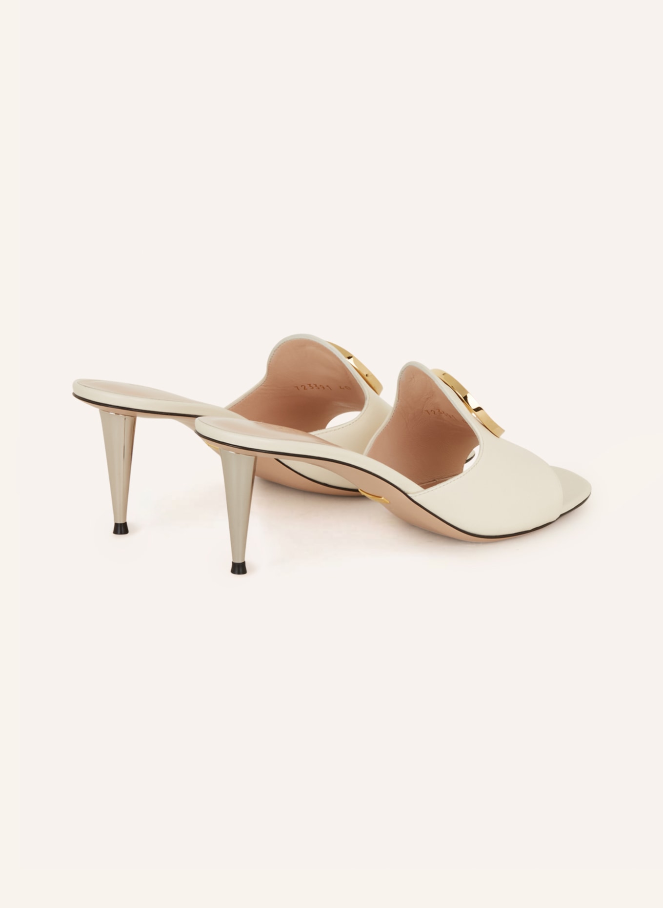 GUCCI Mules BLONDIE in cream