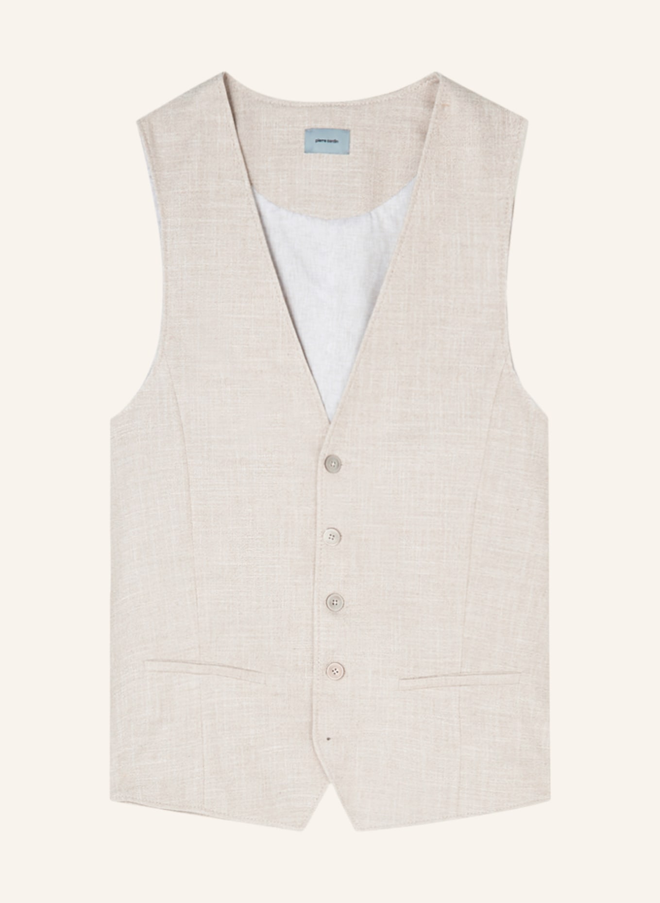 pierre cardin Suit vest PC GAB extra slim fit, Color: LIGHT BROWN (Image 1)