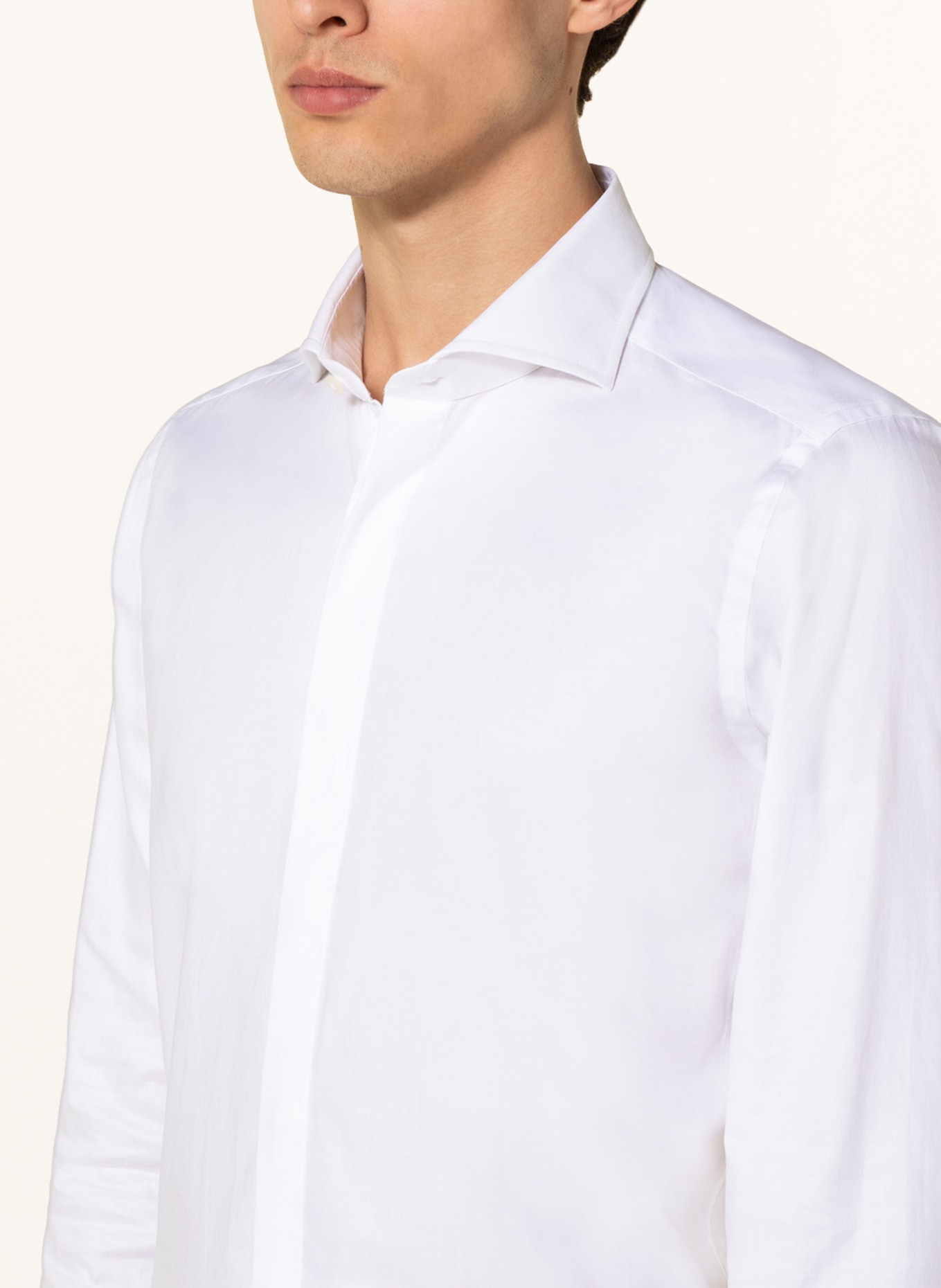 windsor. Tuxedo shirt NEBIA shaped fit, Color: WHITE (Image 4)