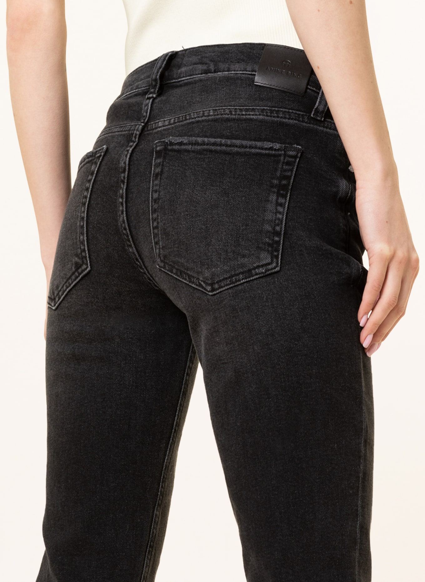 ANINE BING Jeans TRISTEN, Color: VINTAGE BLACK VINTAGE BLACK (Image 5)