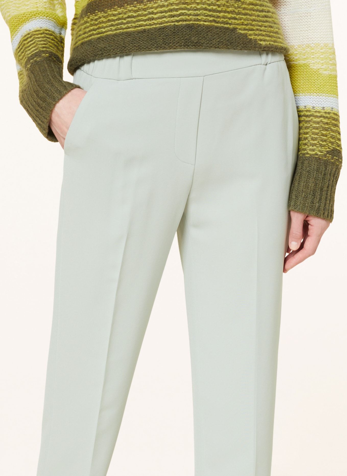 ANTONELLI firenze Trousers, Color: MINT (Image 5)