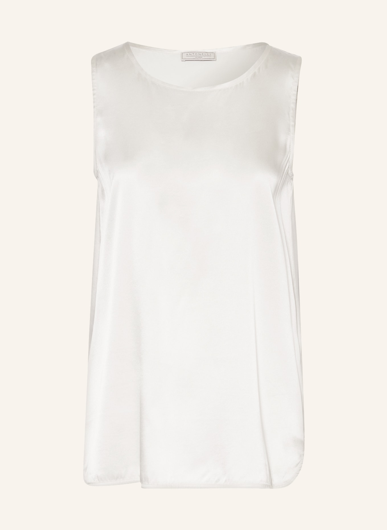 ANTONELLI firenze Silk top, Color: WHITE (Image 1)