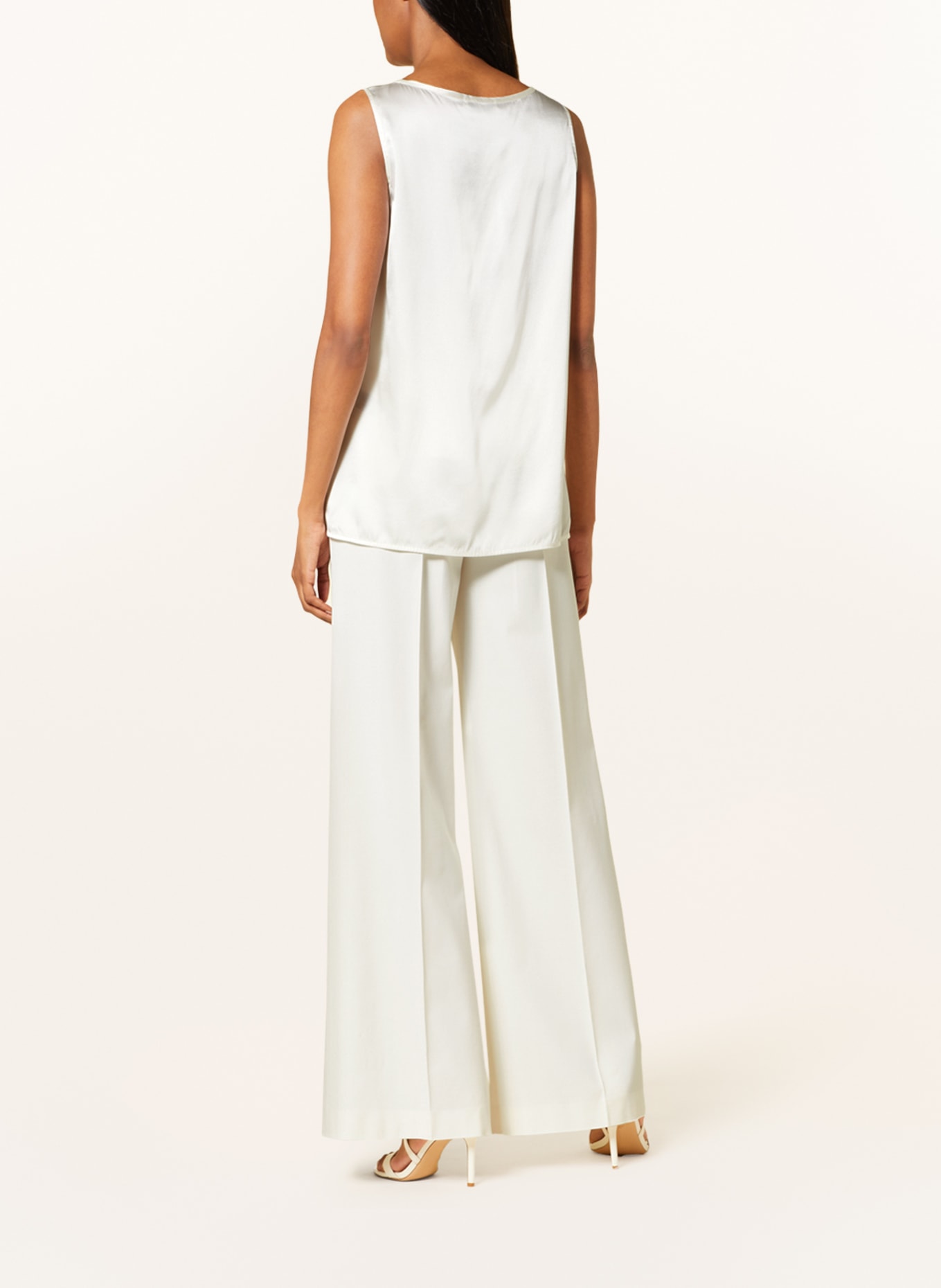 ANTONELLI firenze Silk top, Color: WHITE (Image 3)