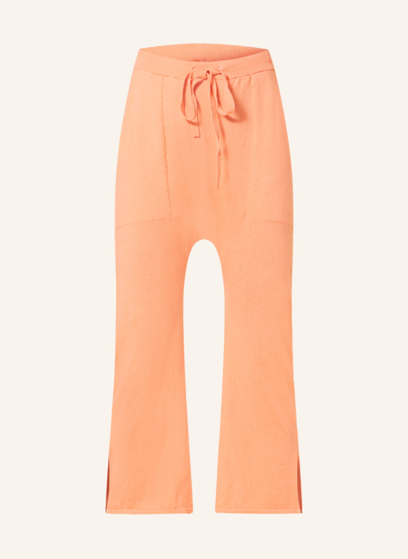 GITTA BANKO 3/4 knit trousers GITTA with cashmere, Color: ORANGE (Image 1)