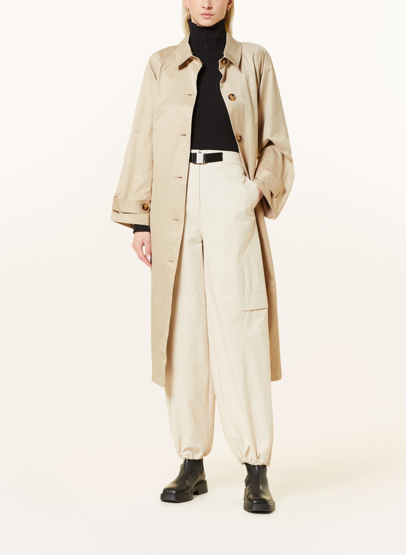 NEO NOIR Trench coat MARCARENA, Color: BEIGE (Image 2)