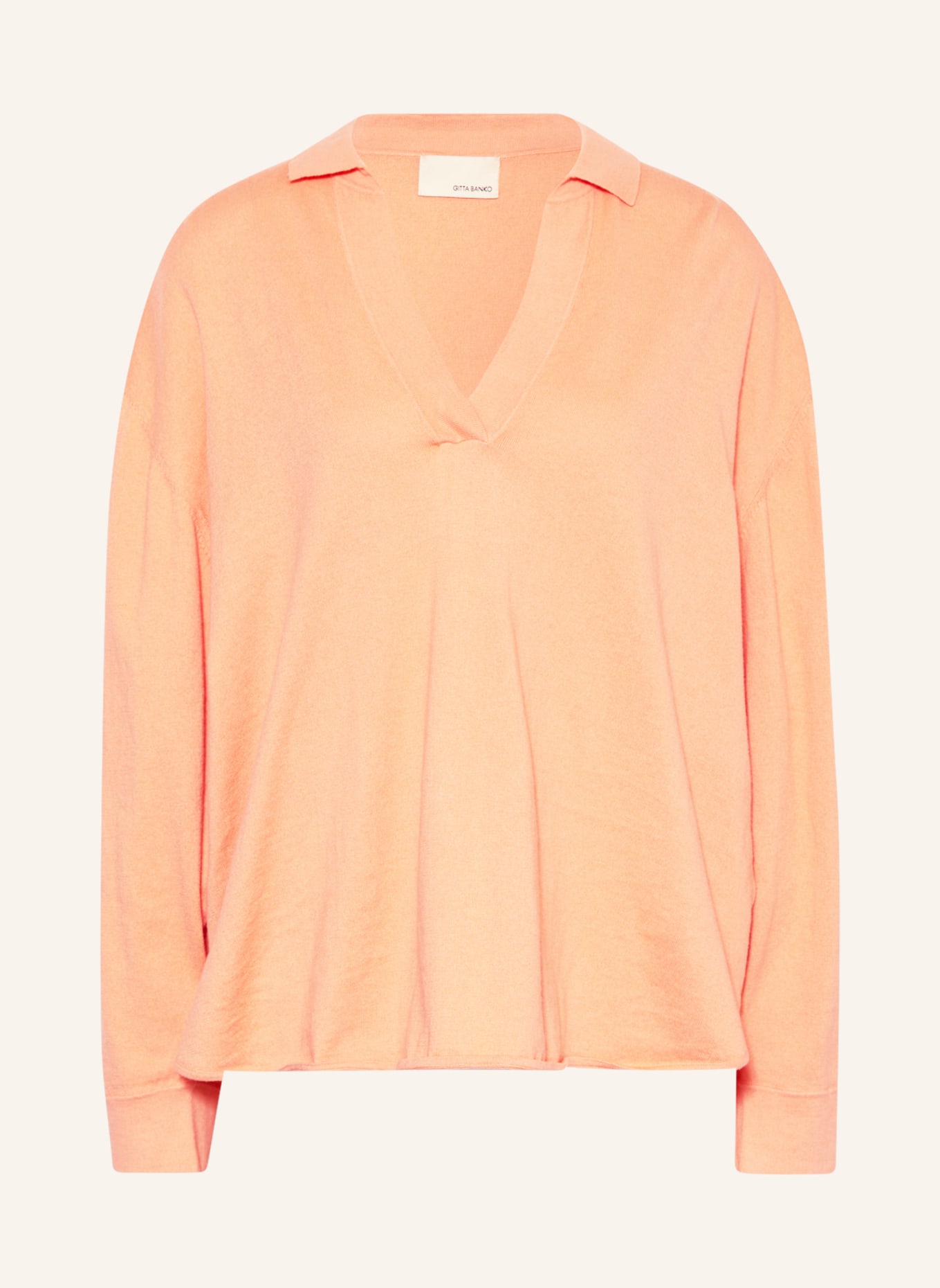 GITTA BANKO Sweater with cashmere, Color: ORANGE (Image 1)