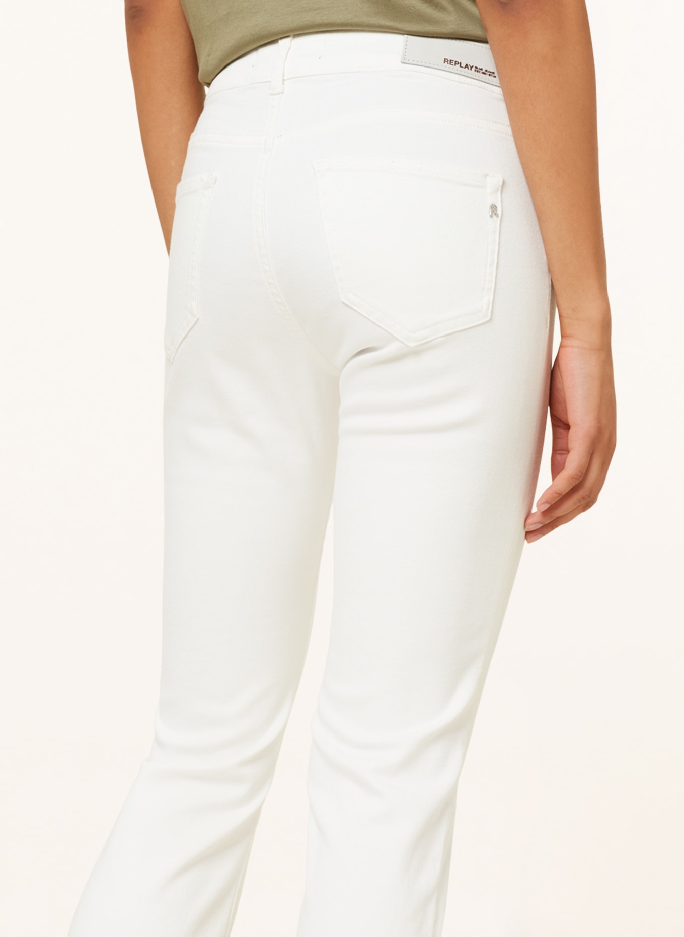 REPLAY 7/8-Jeans FAABY, Farbe: 100 NATURAL WHITE (Bild 5)