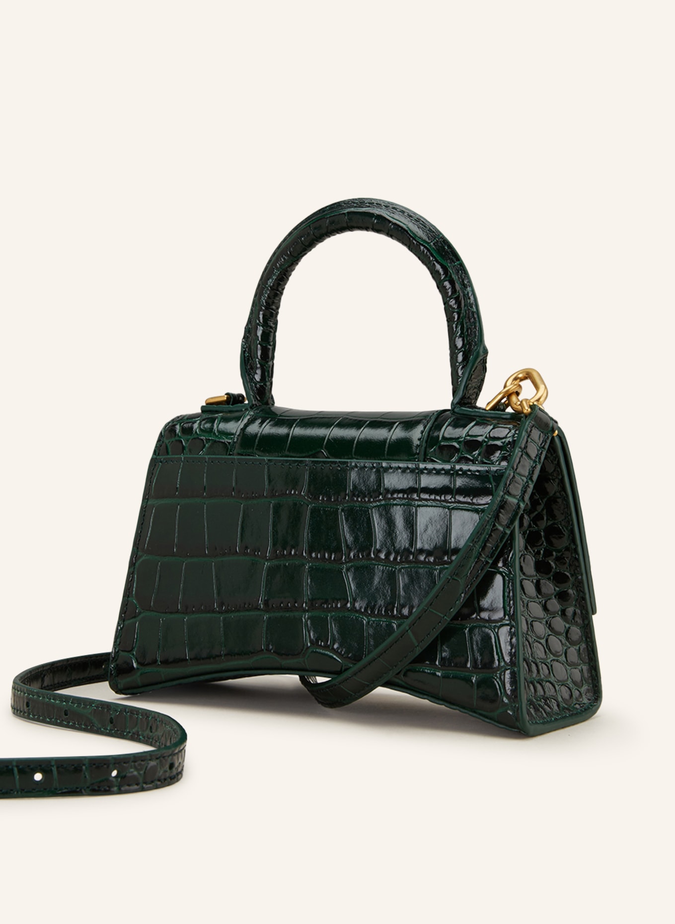 BALENCIAGA Handtasche HOURGLASS XS: GRÜN