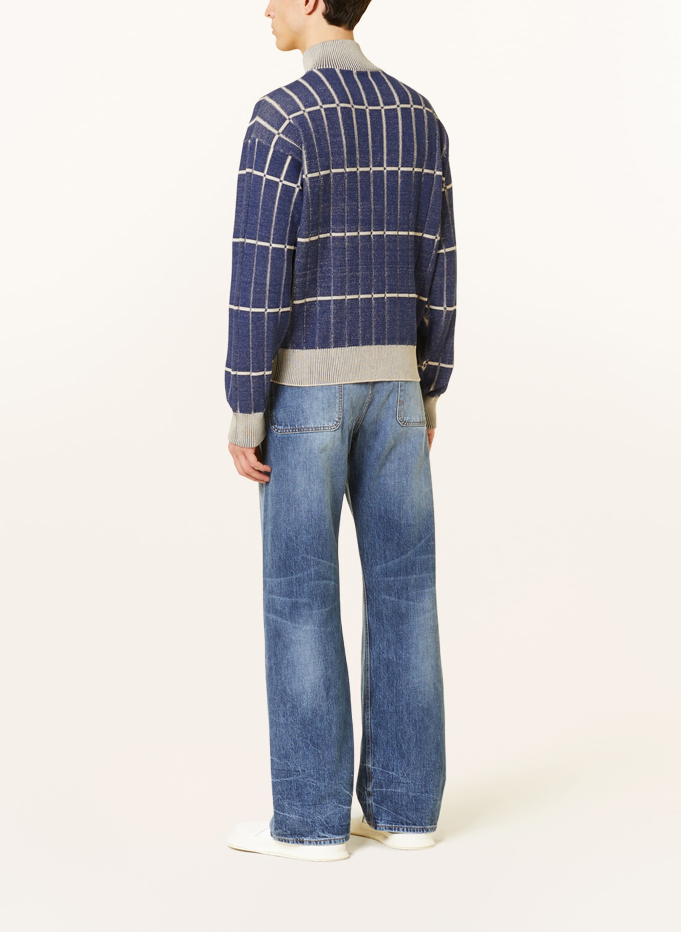 JACQUEMUS Jeans LE DE-NIMES SUNO straight fit, Color: 33B BLUE/TABAC (Image 3)