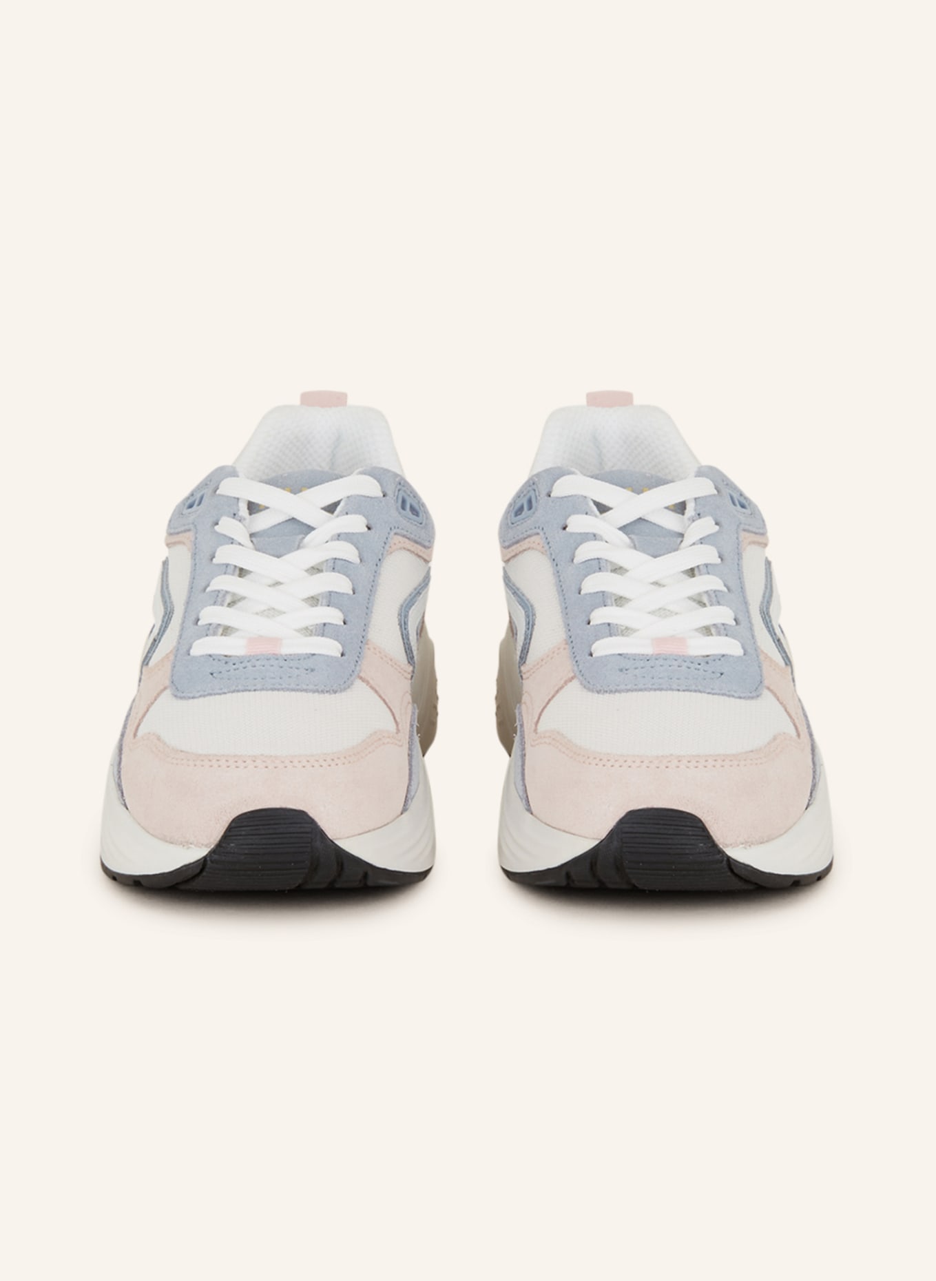 HUB Sneakers GLIDE, Color: WHITE/ BLUE GRAY/ LIGHT PINK (Image 3)