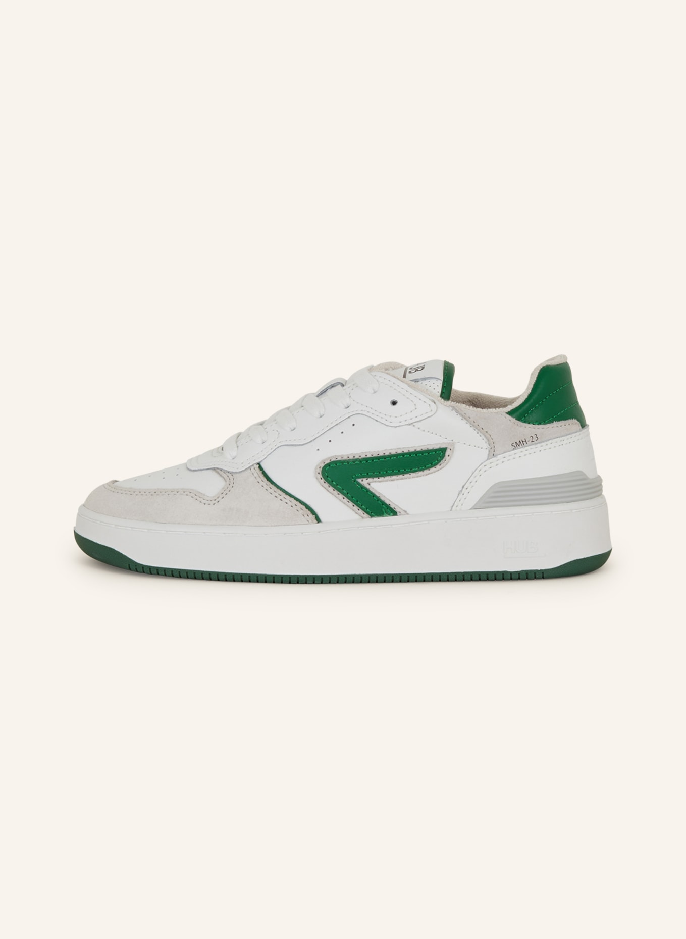 HUB Sneakers SMASH, Color: WHITE/ GREEN (Image 4)