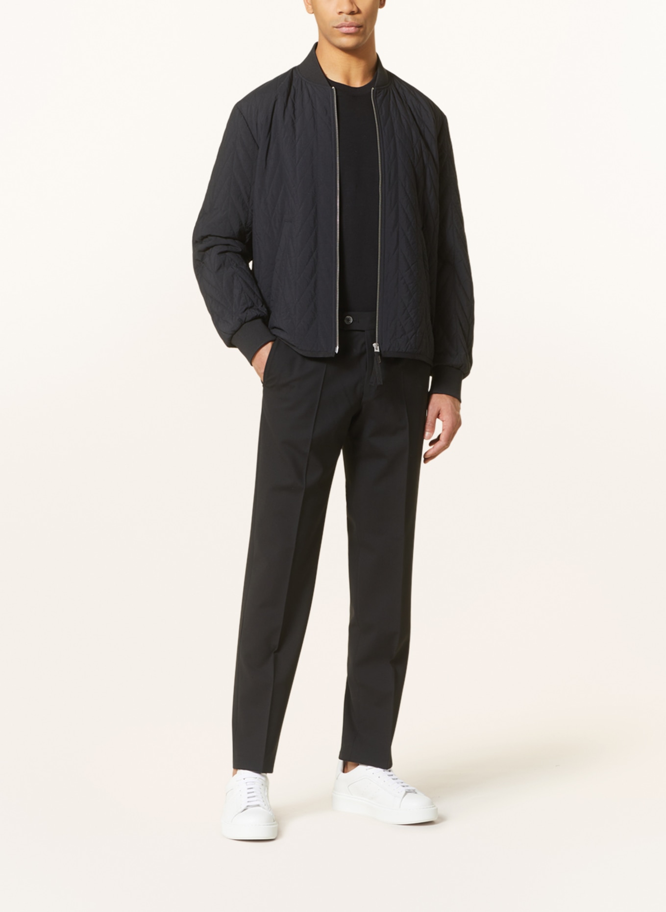 HILTL Trousers PIACENZA regular fit, Color: BLACK (Image 2)