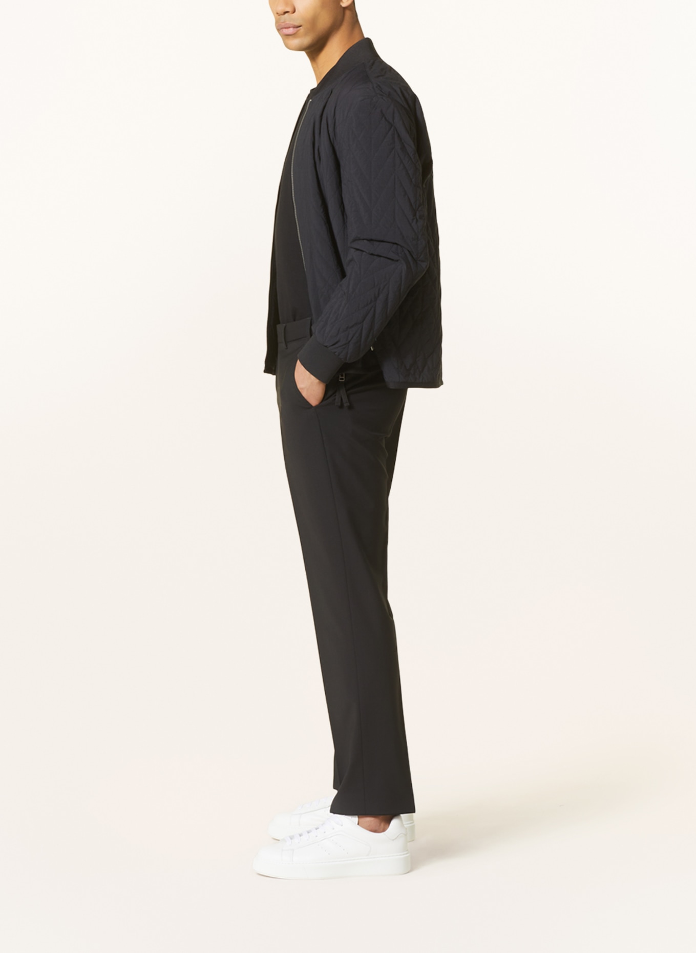 HILTL Trousers PIACENZA regular fit, Color: BLACK (Image 4)