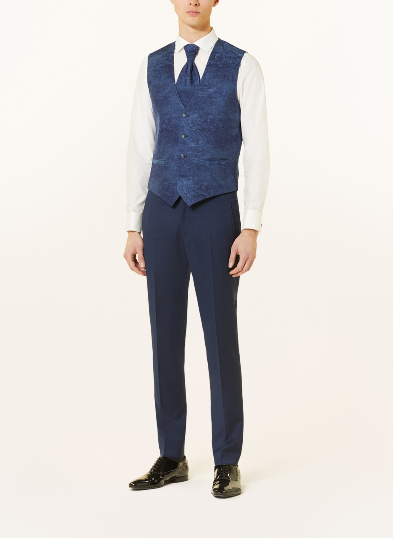 WILVORST Suit vest extra slim fit, Color: DARK BLUE (Image 2)