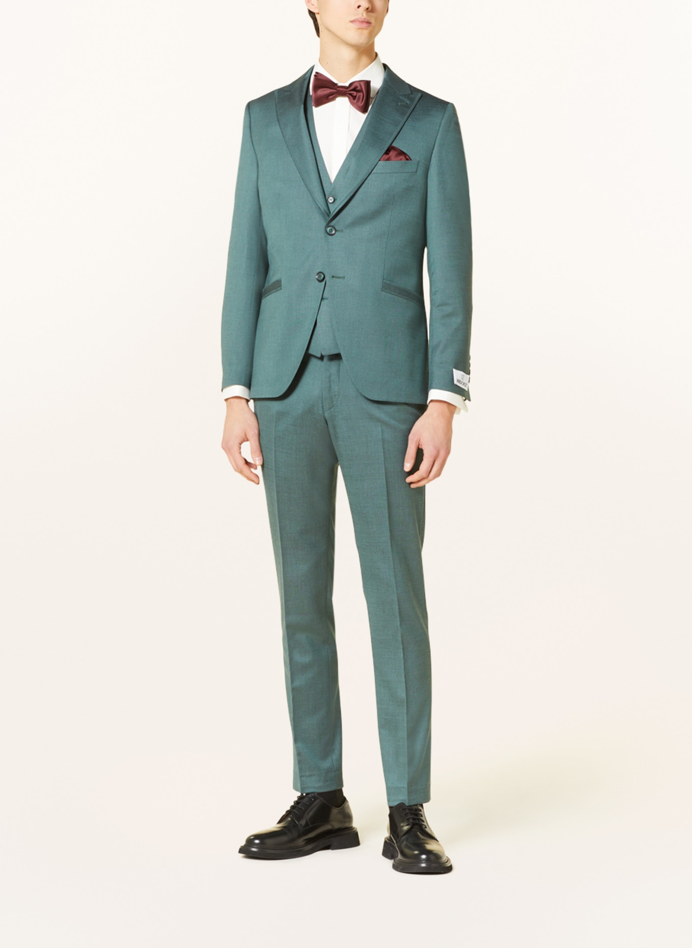 WILVORST Suit trousers slim fit: GREEN
