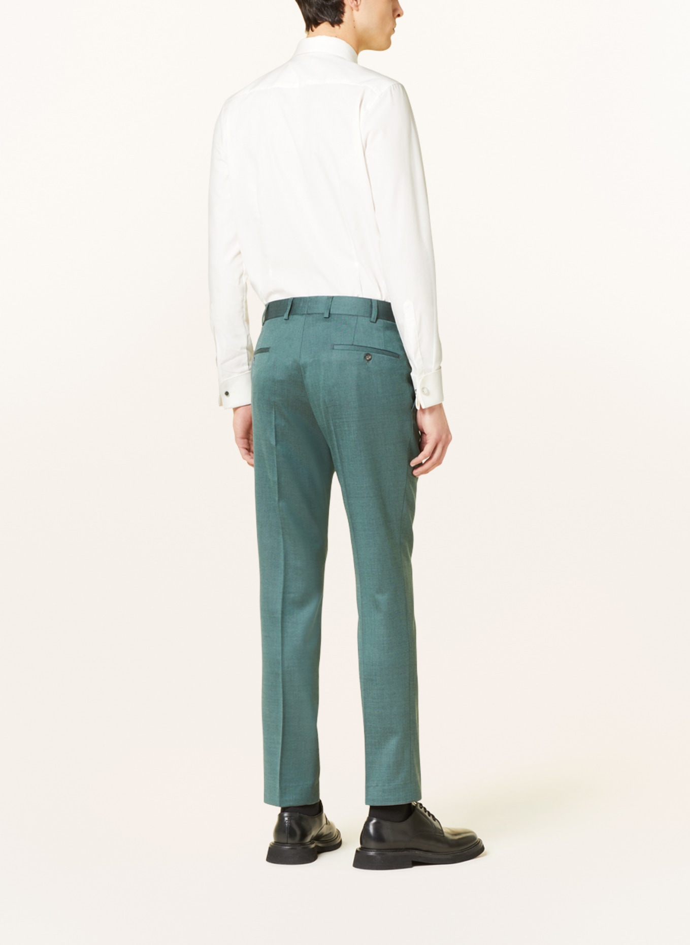 WILVORST Suit trousers slim fit: GREEN