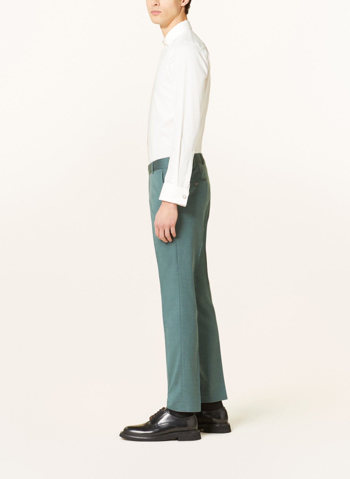 WILVORST Suit trousers slim fit: GREEN