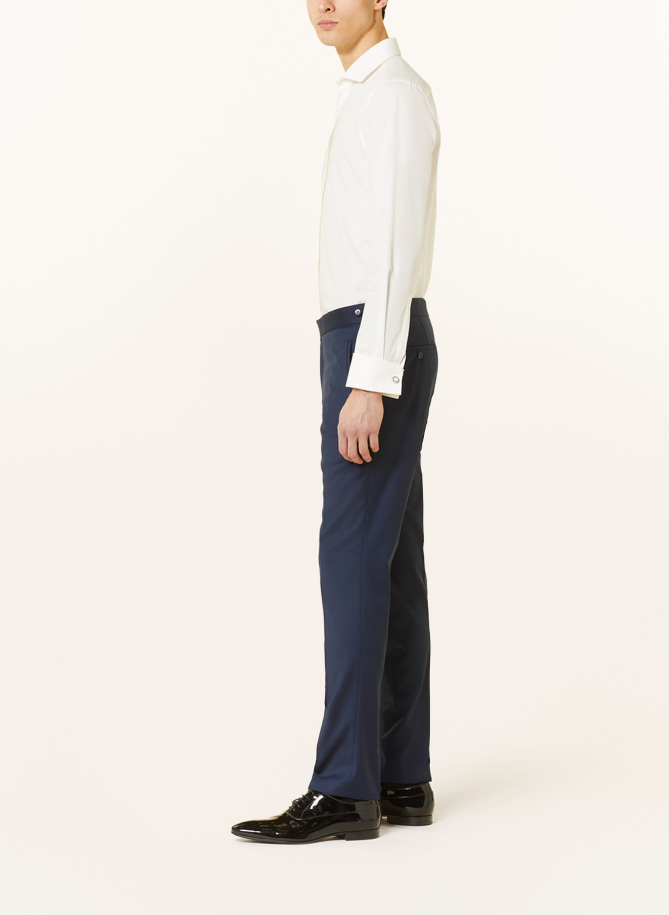 WILVORST Spodnie garniturowe slim fit, Kolor: GRANATOWY (Obrazek 5)