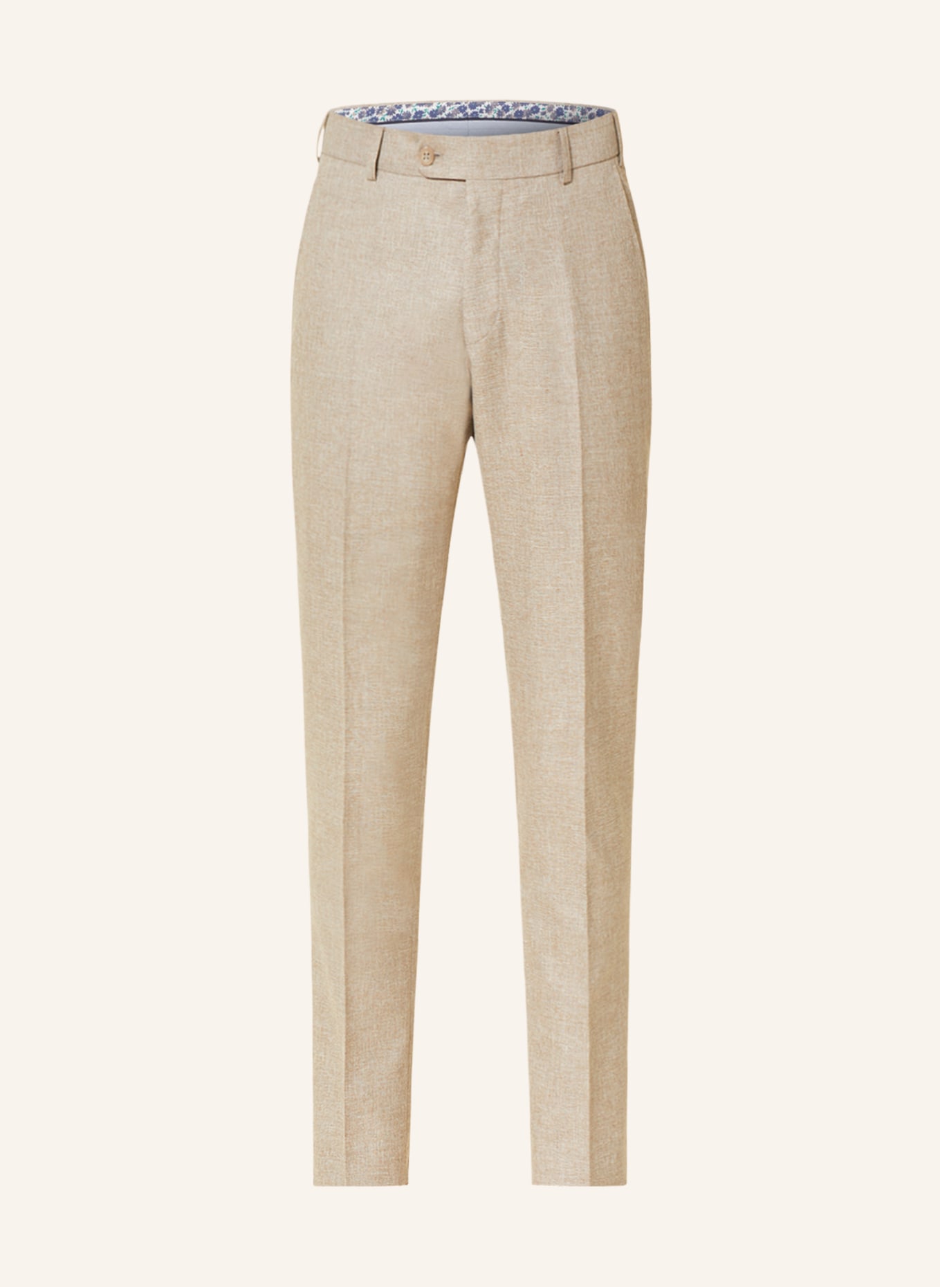 WILVORST Suit pants slim fit, Color: BEIGE (Image 1)