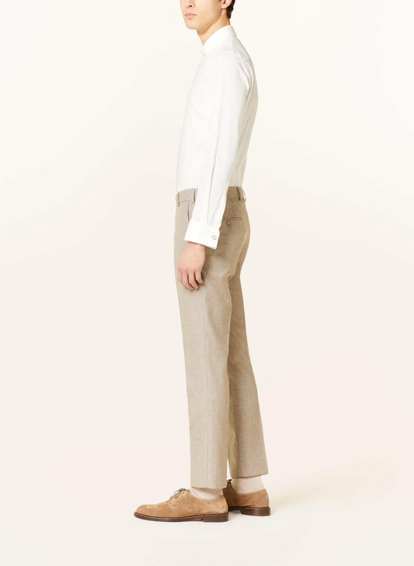 WILVORST Anzugshose Slim Fit, Farbe: BEIGE (Bild 5)