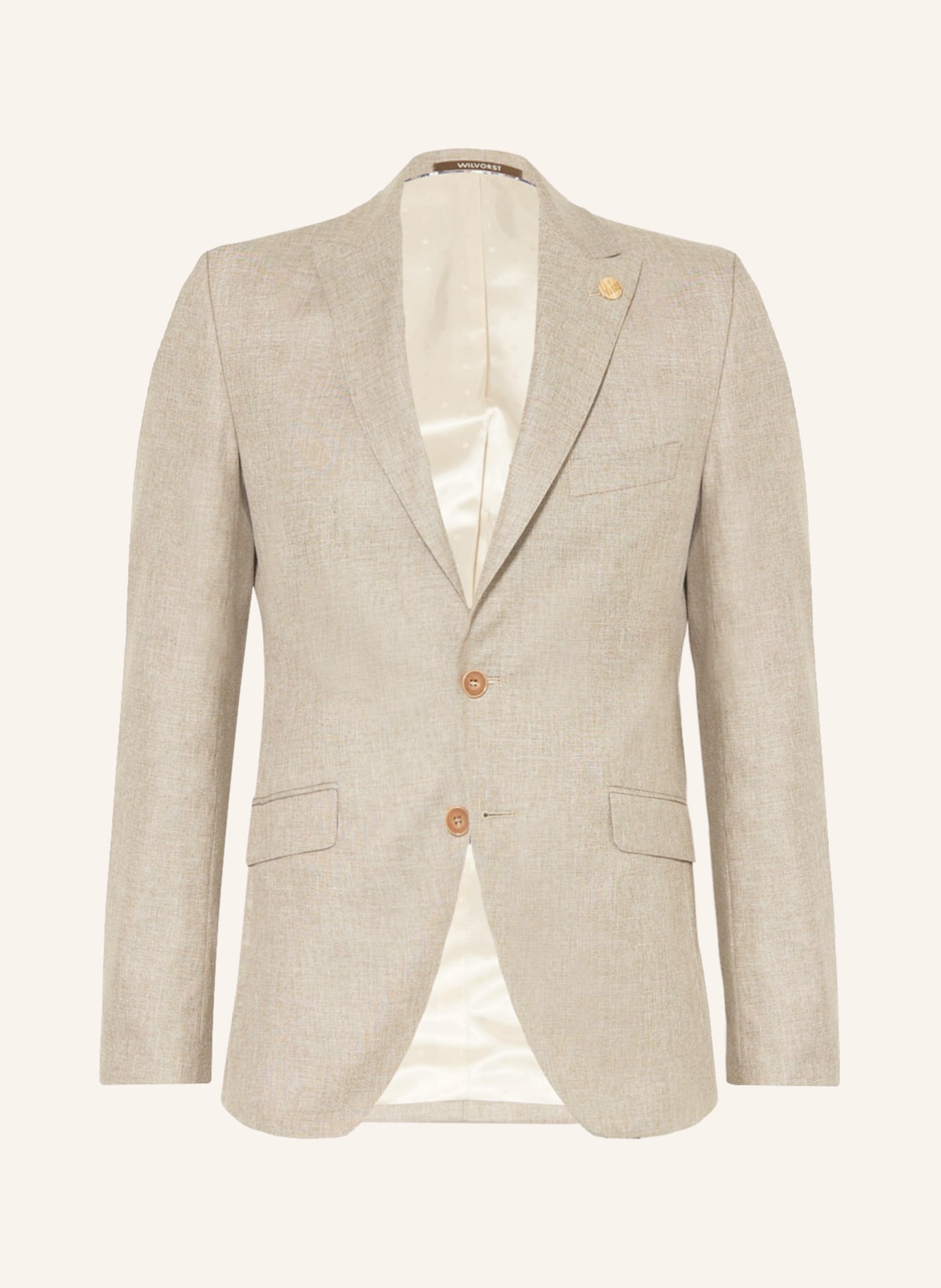 WILVORST Suit jacket extra slim fit, Color: BEIGE (Image 1)