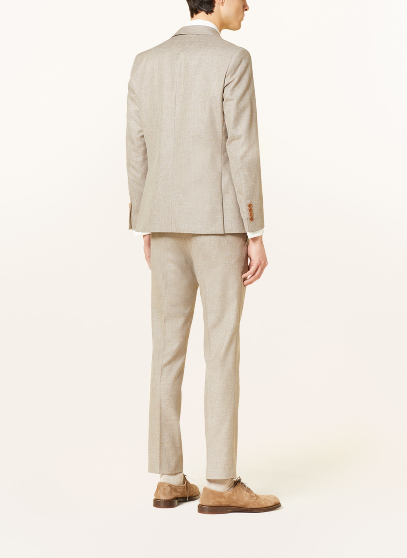 WILVORST Suit jacket extra slim fit, Color: BEIGE (Image 4)