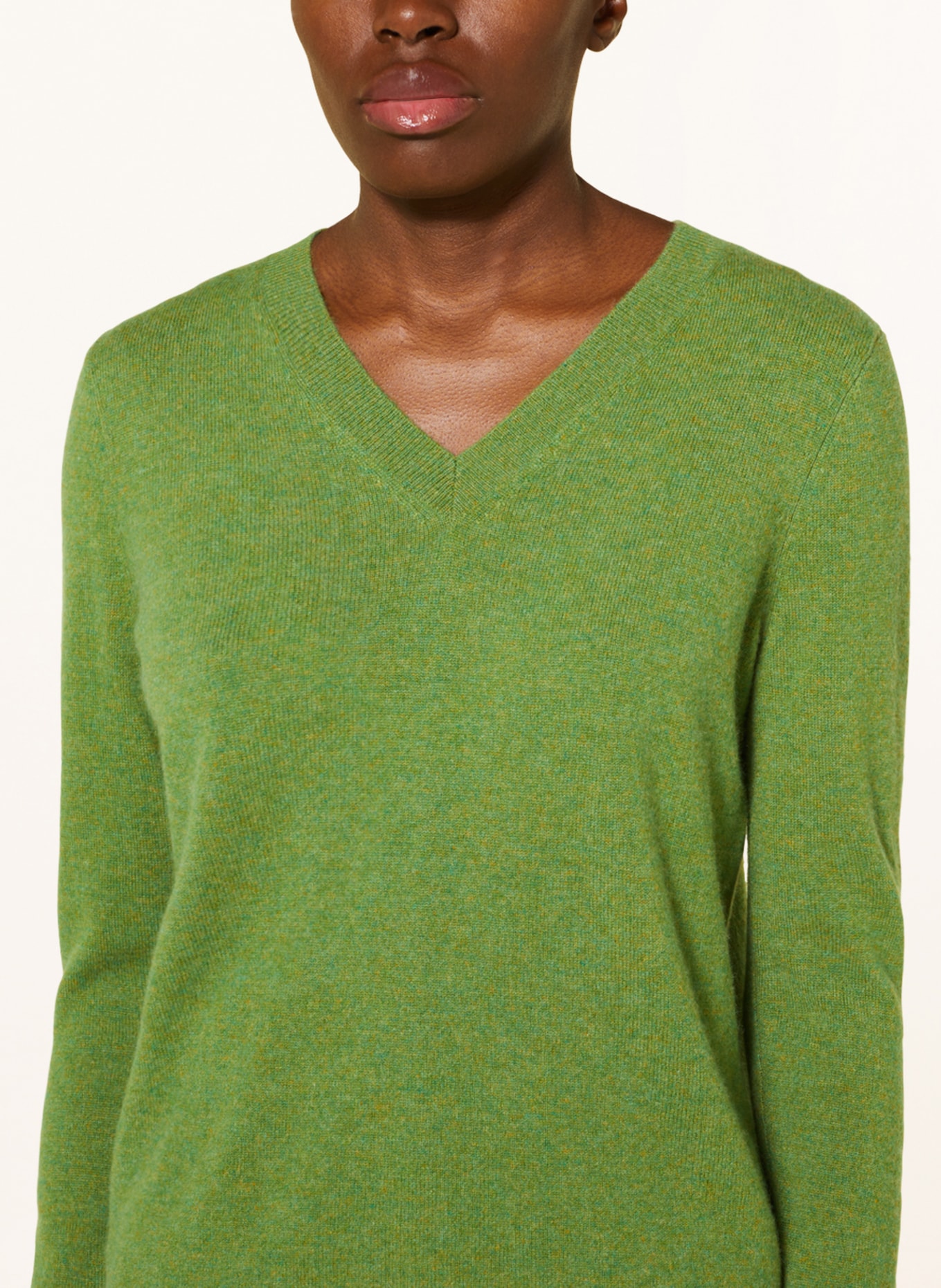 darling harbour Cashmere sweater, Color: Moos mel (Image 4)