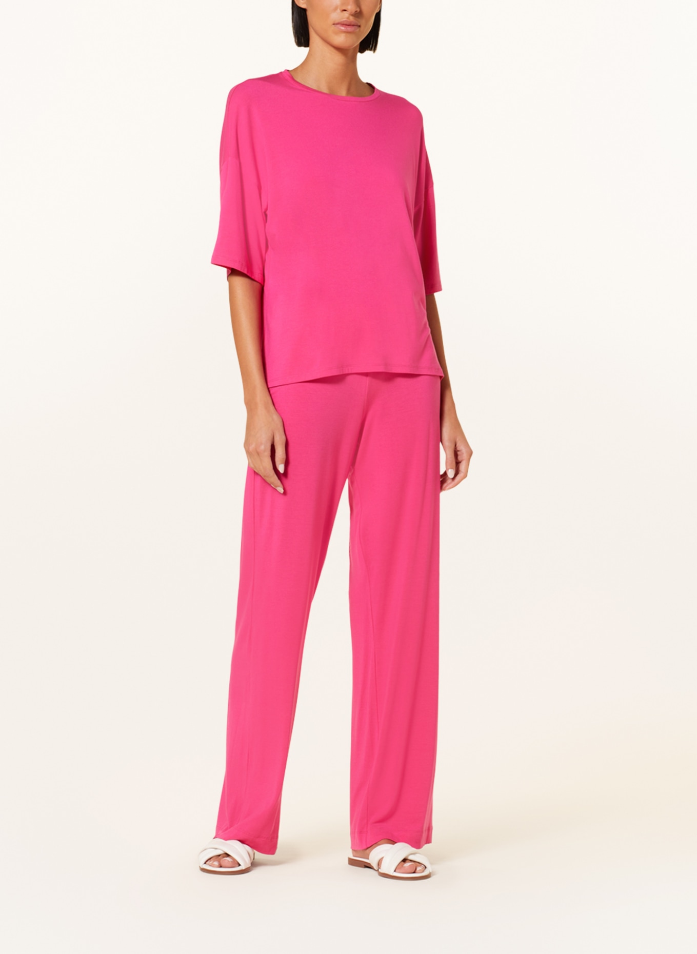 Juvia Wide leg trousers IVY, Color: PINK (Image 2)