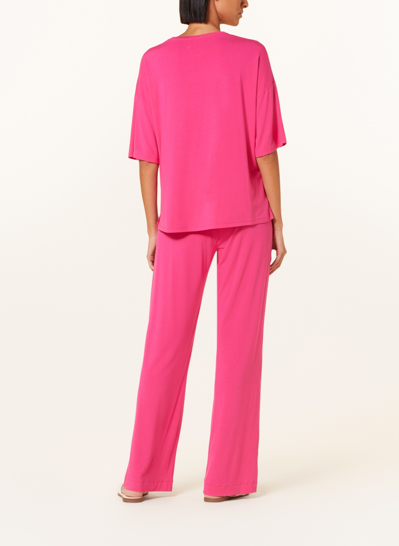 Juvia Wide leg trousers IVY, Color: PINK (Image 3)