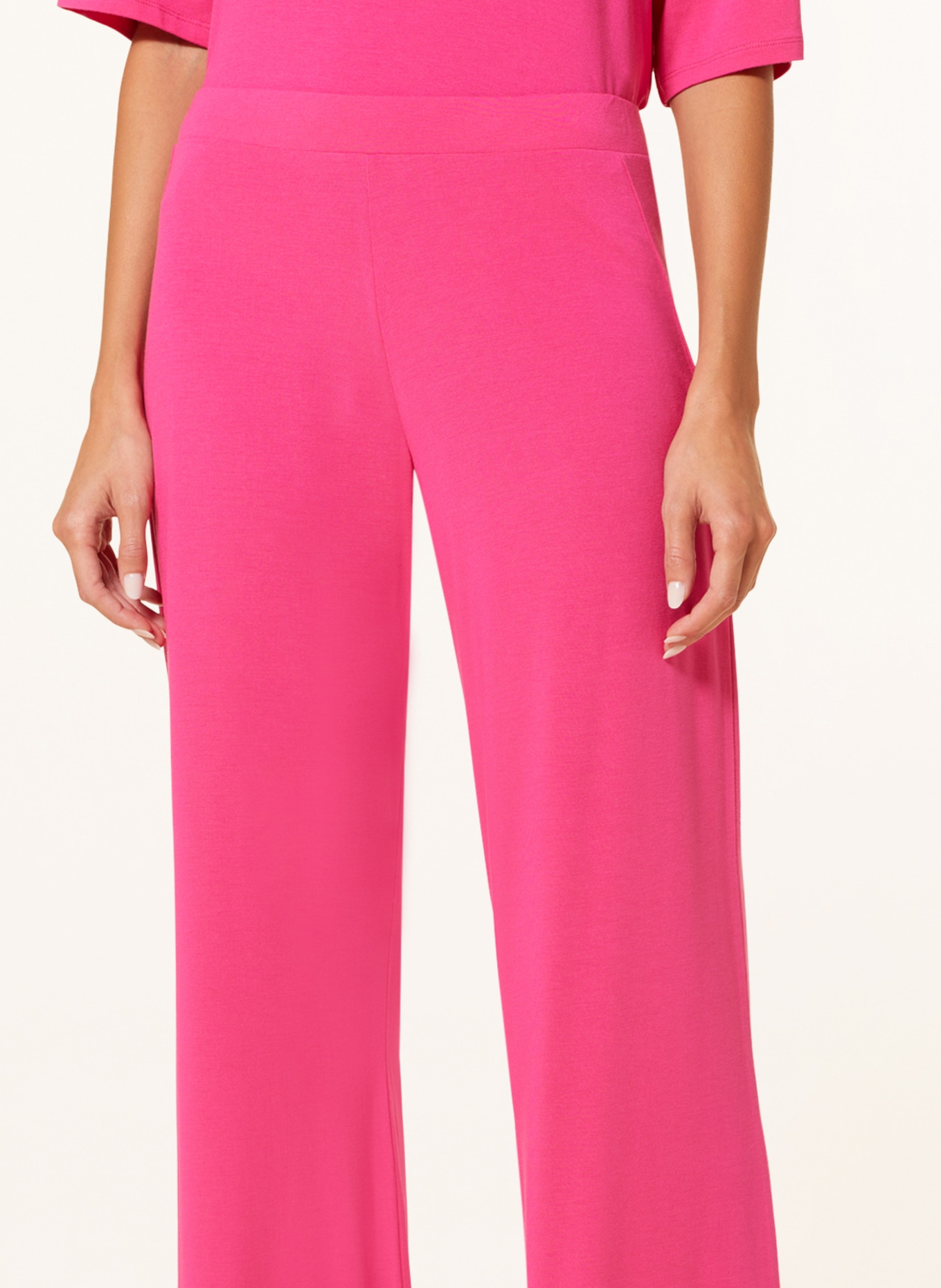 Juvia Wide leg trousers IVY, Color: PINK (Image 5)