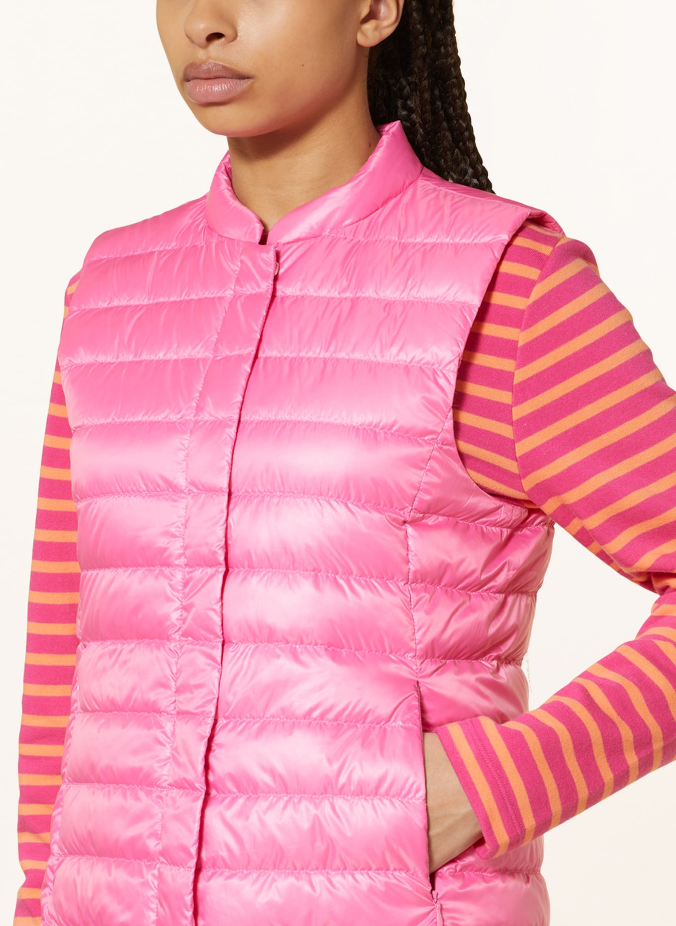 Juvia Down vest JULIE, Color: PINK (Image 4)