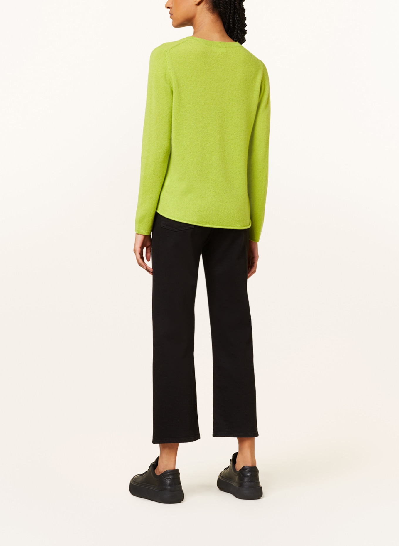 darling harbour Cashmere sweater, Color: NEON GREEN (Image 3)