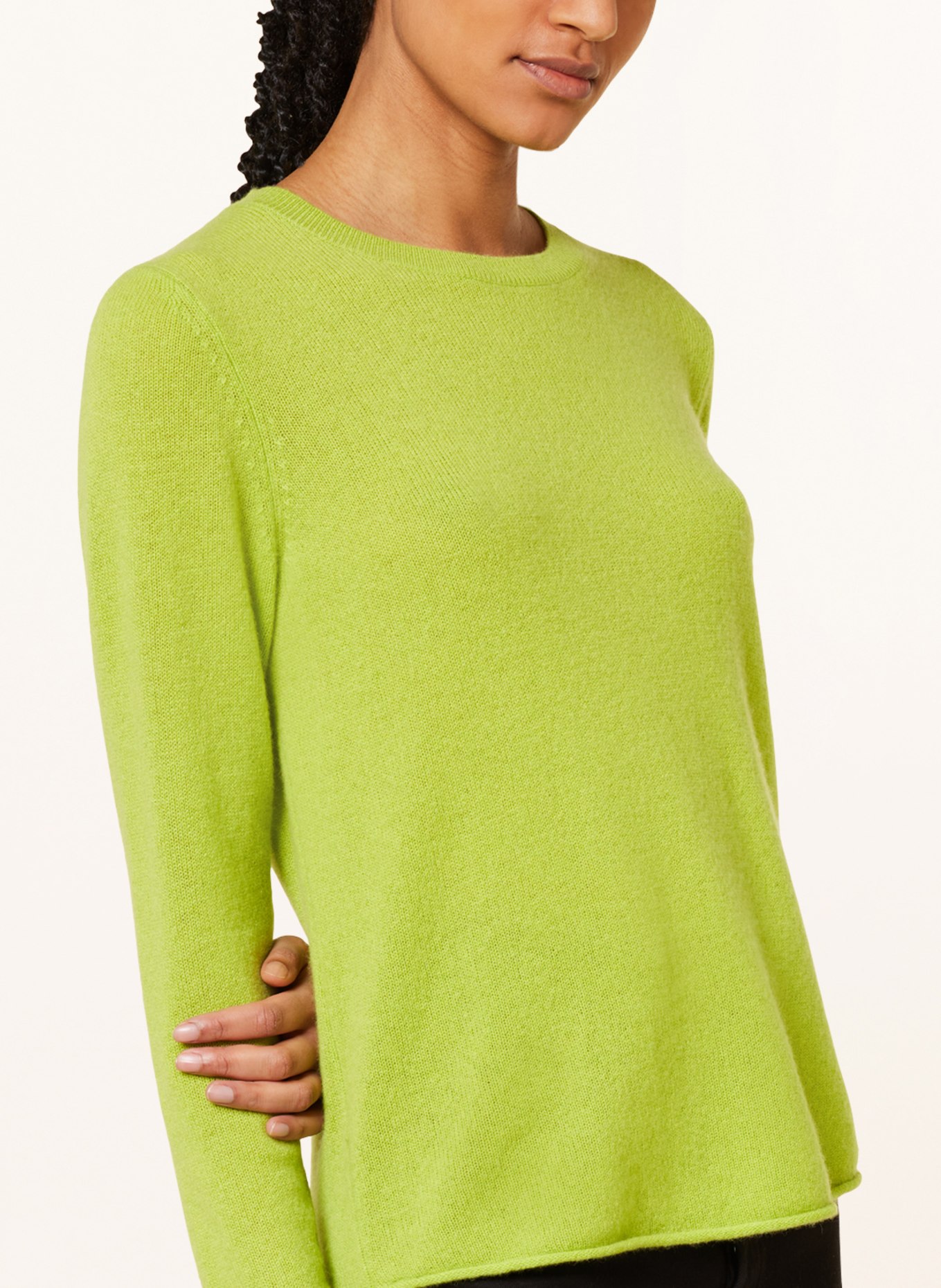 darling harbour Cashmere sweater, Color: NEON GREEN (Image 4)